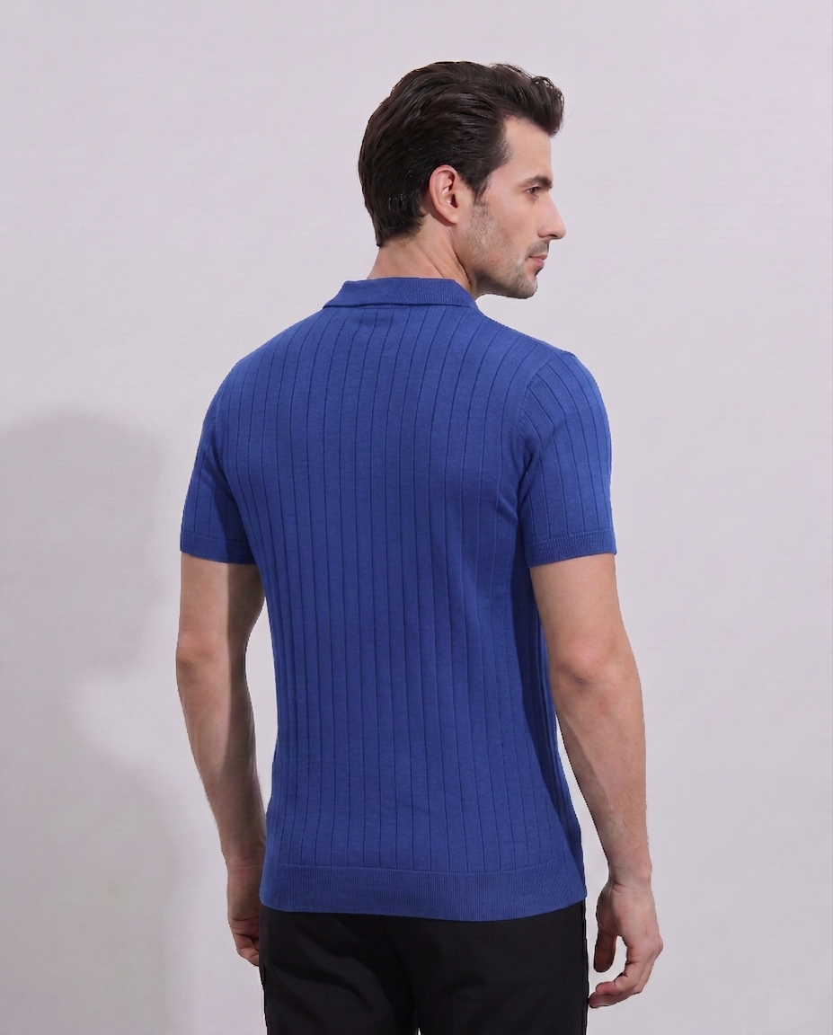 Mens Drop Needle Polo