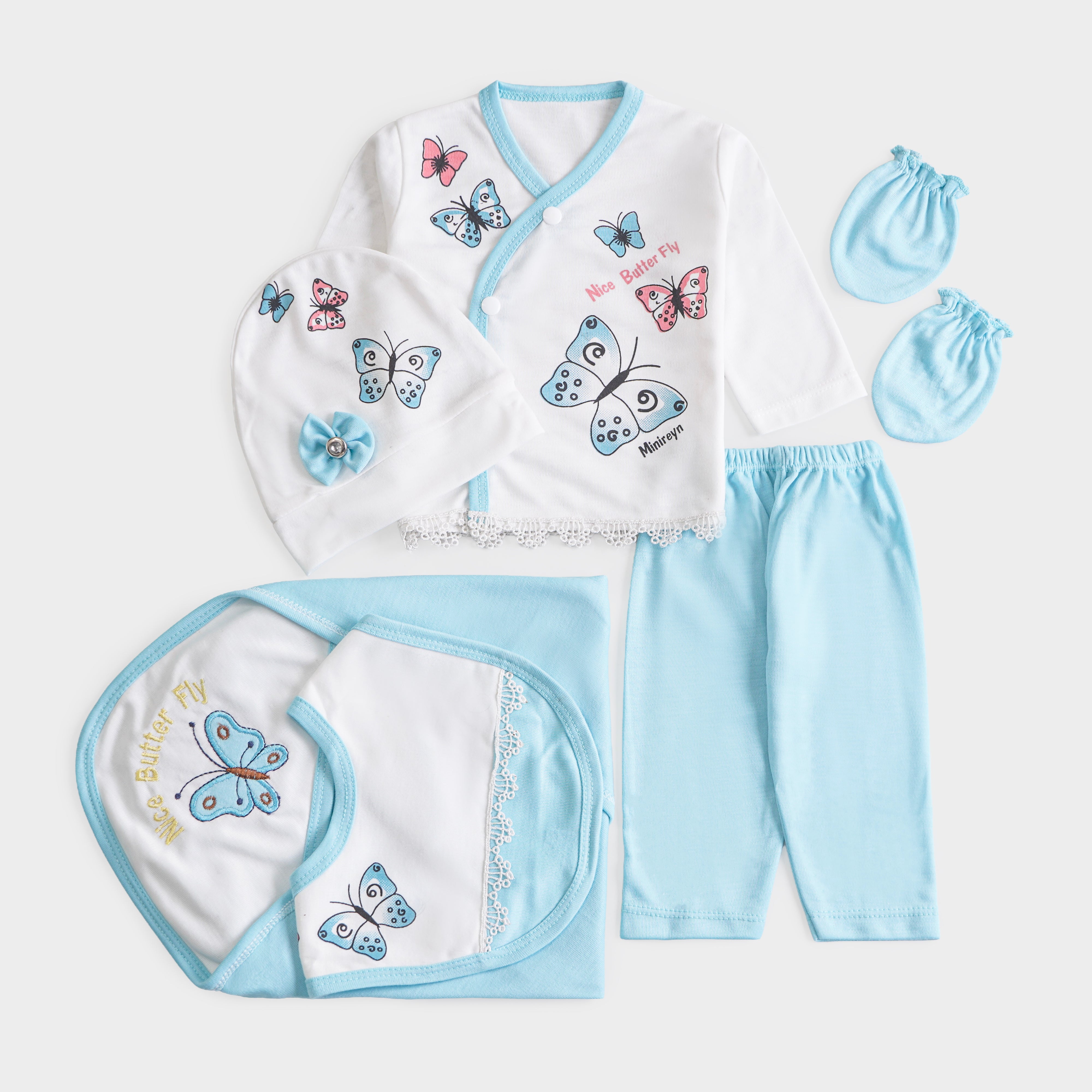 Infant Girl 6 Pcs Gift Sets