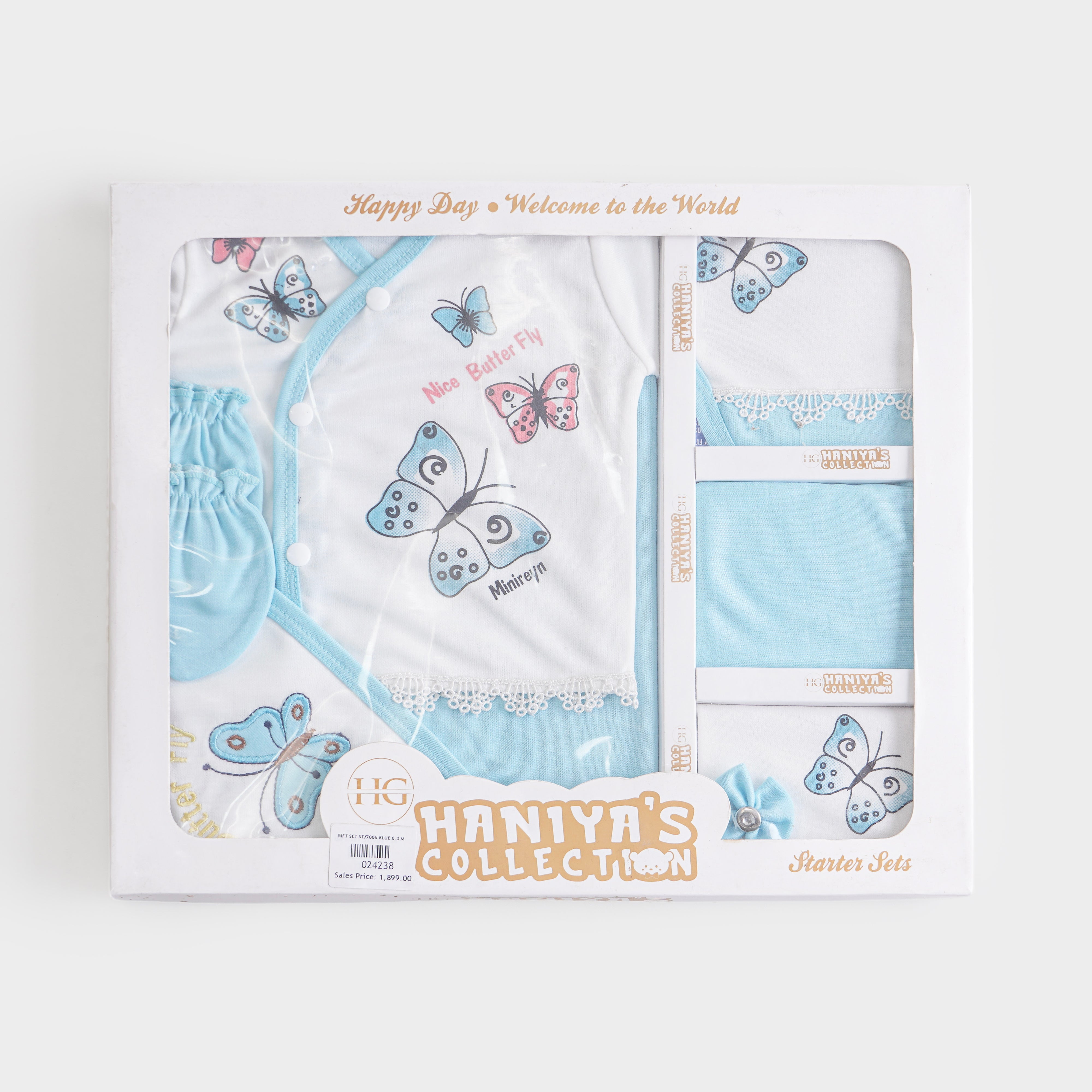 Infant Girl 6 Pcs Gift Sets