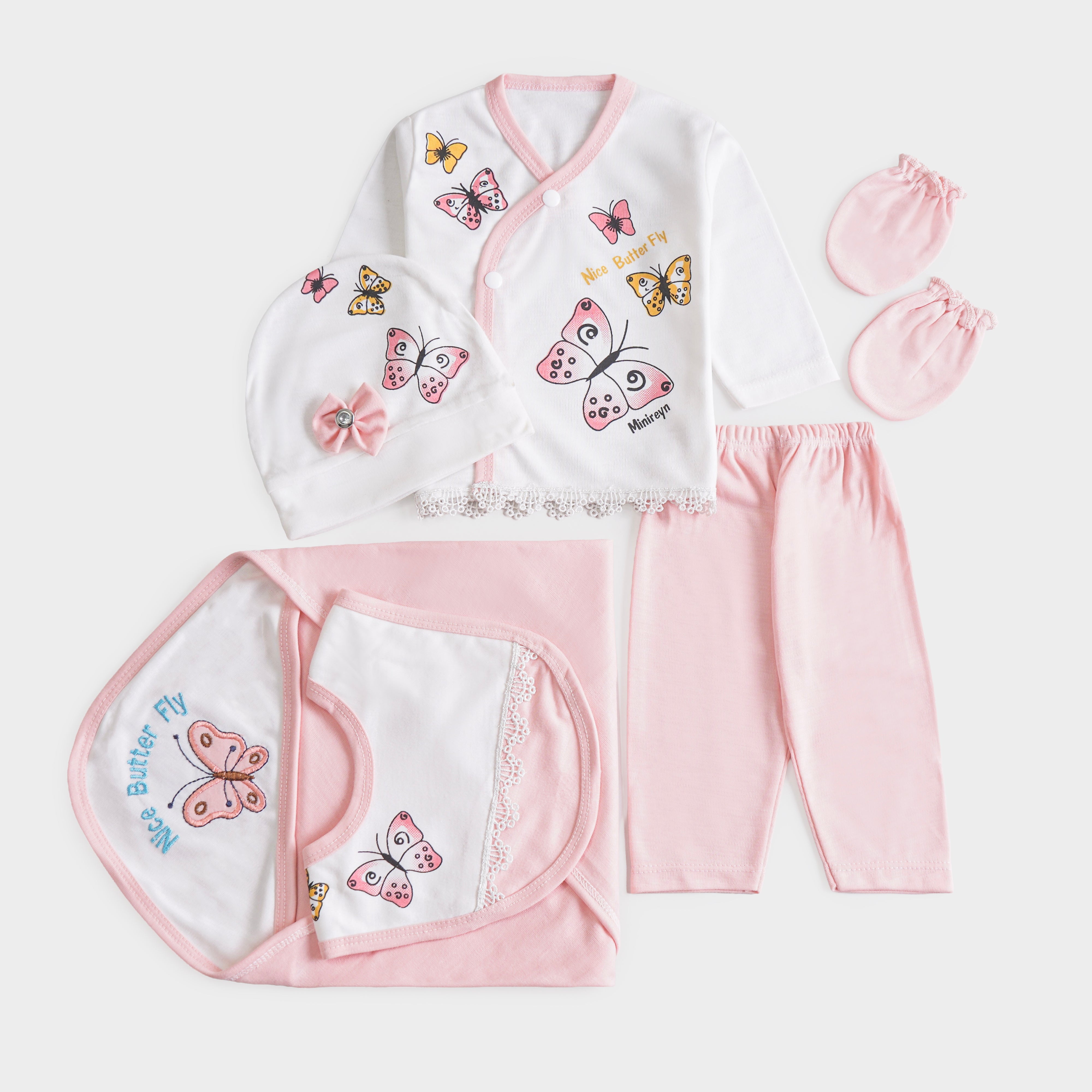 Infant Girl 6 Pcs Gift Sets