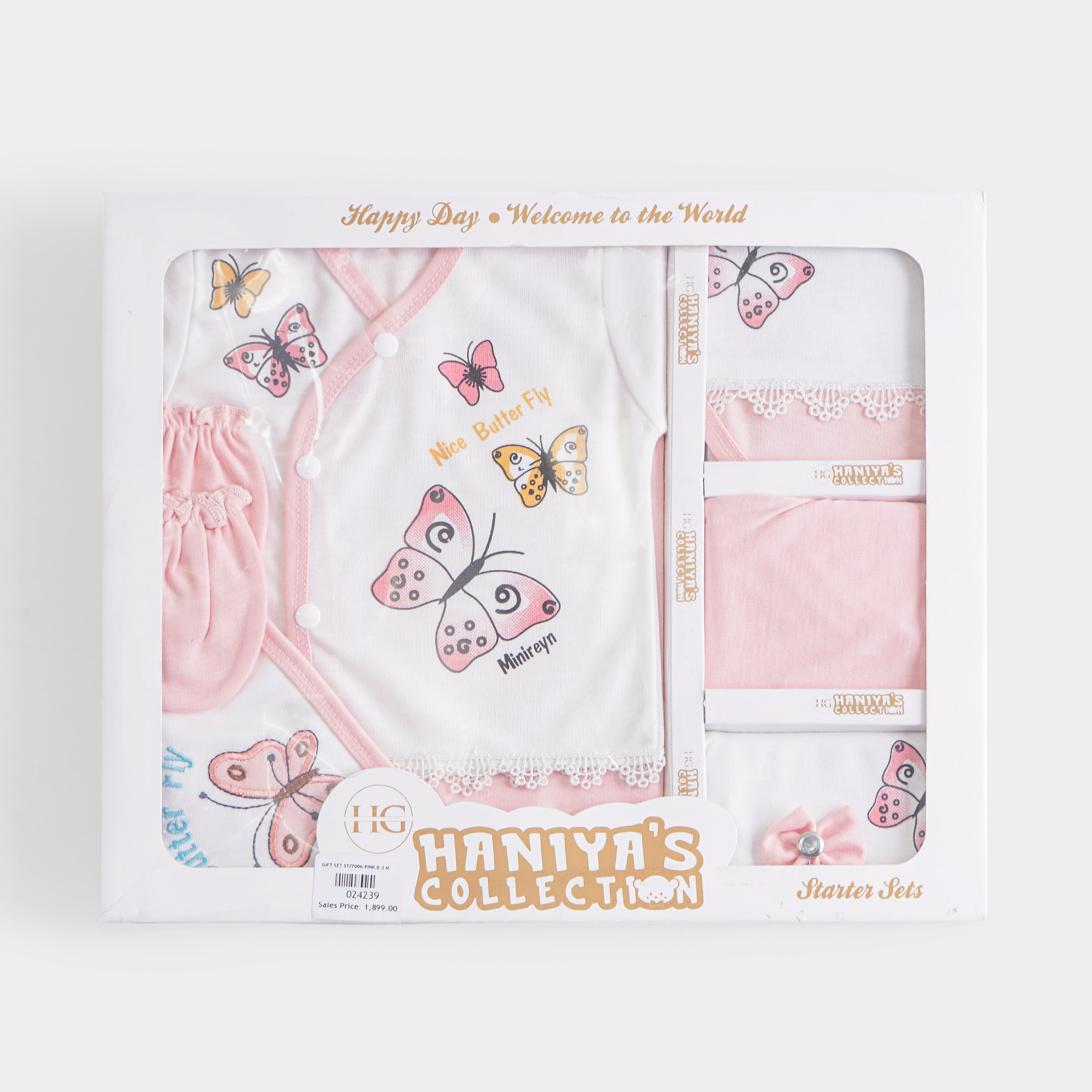 Infant Girl 6 Pcs Gift Sets