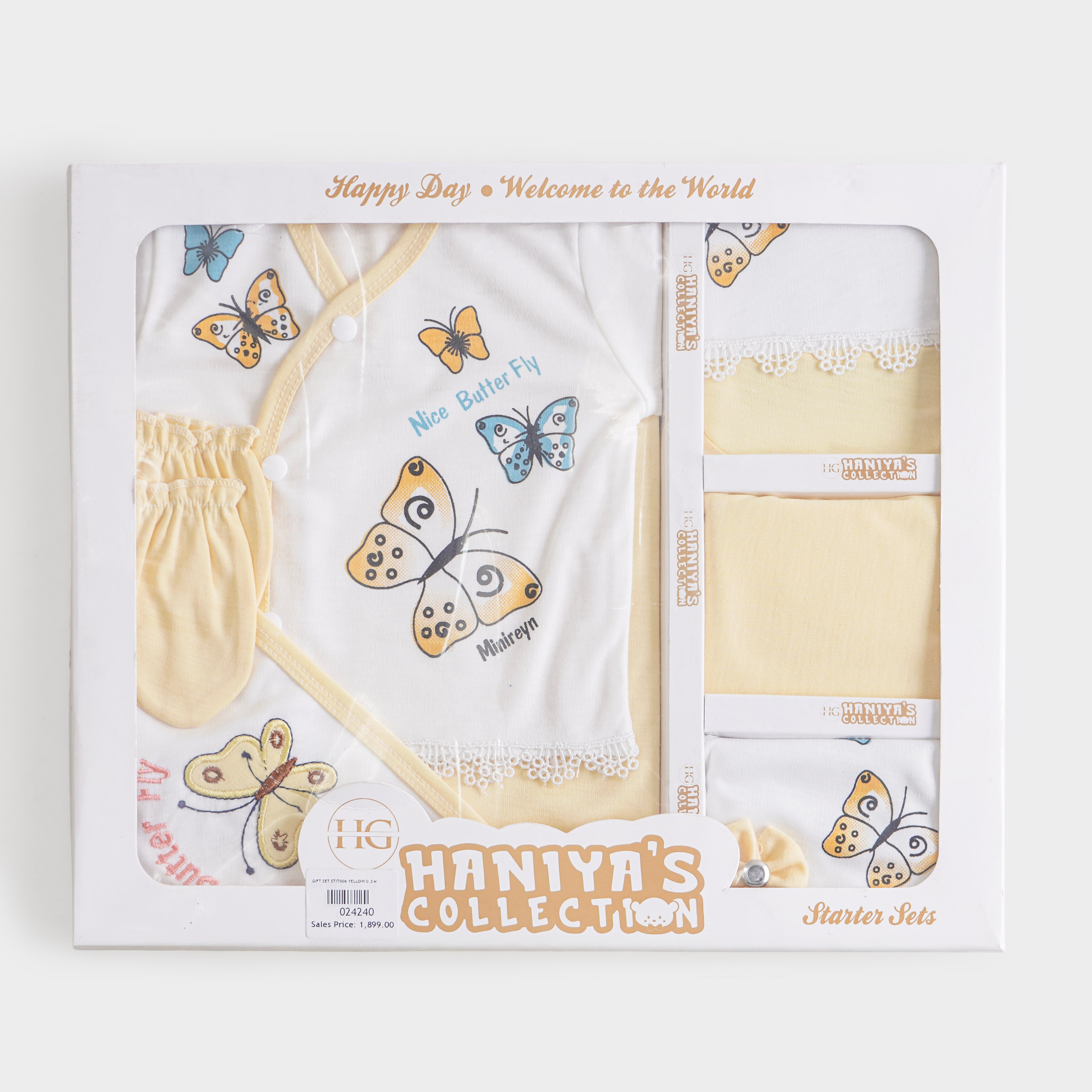 Infant Girl 6 Pcs Gift Sets