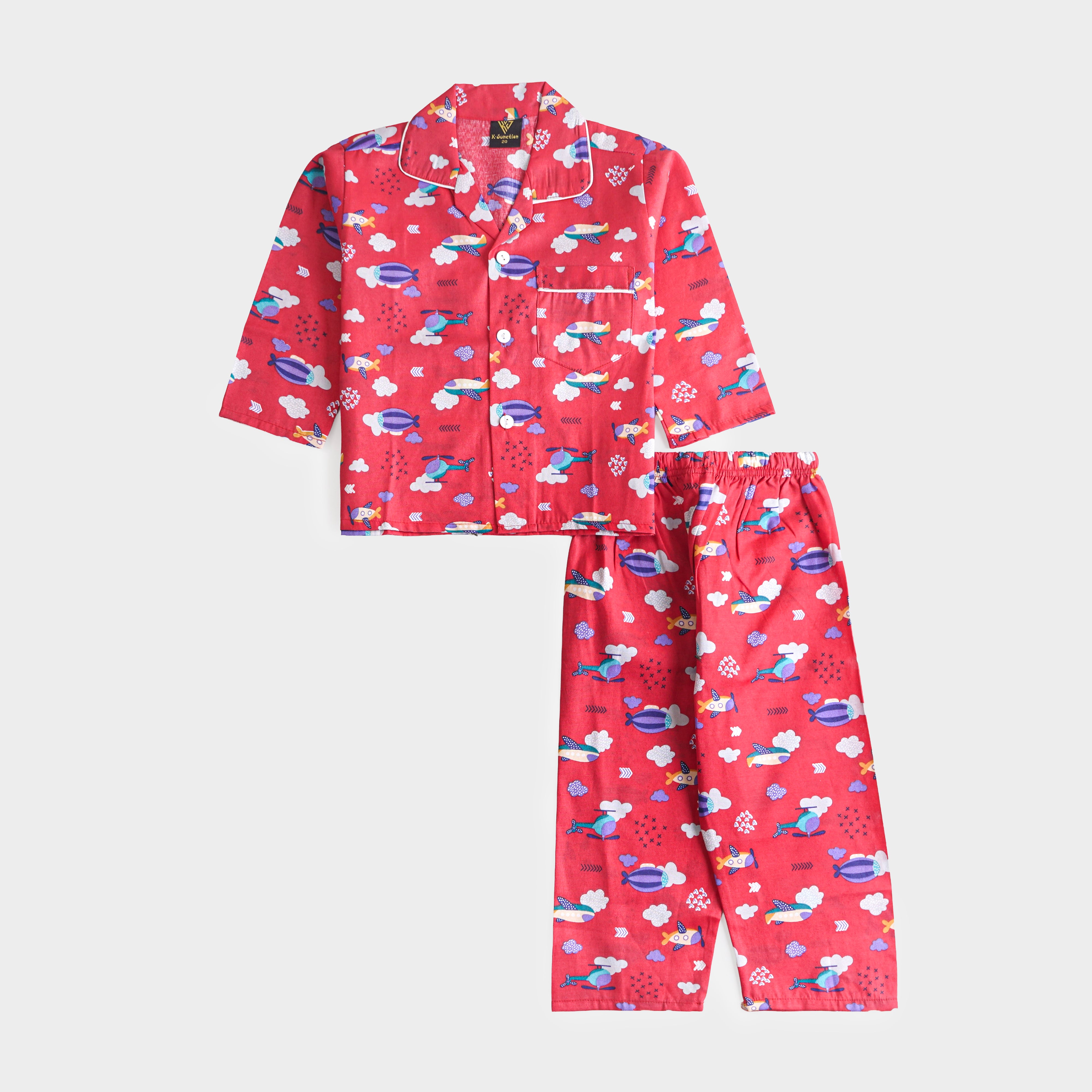 Boys Night Suit Full Sleeves