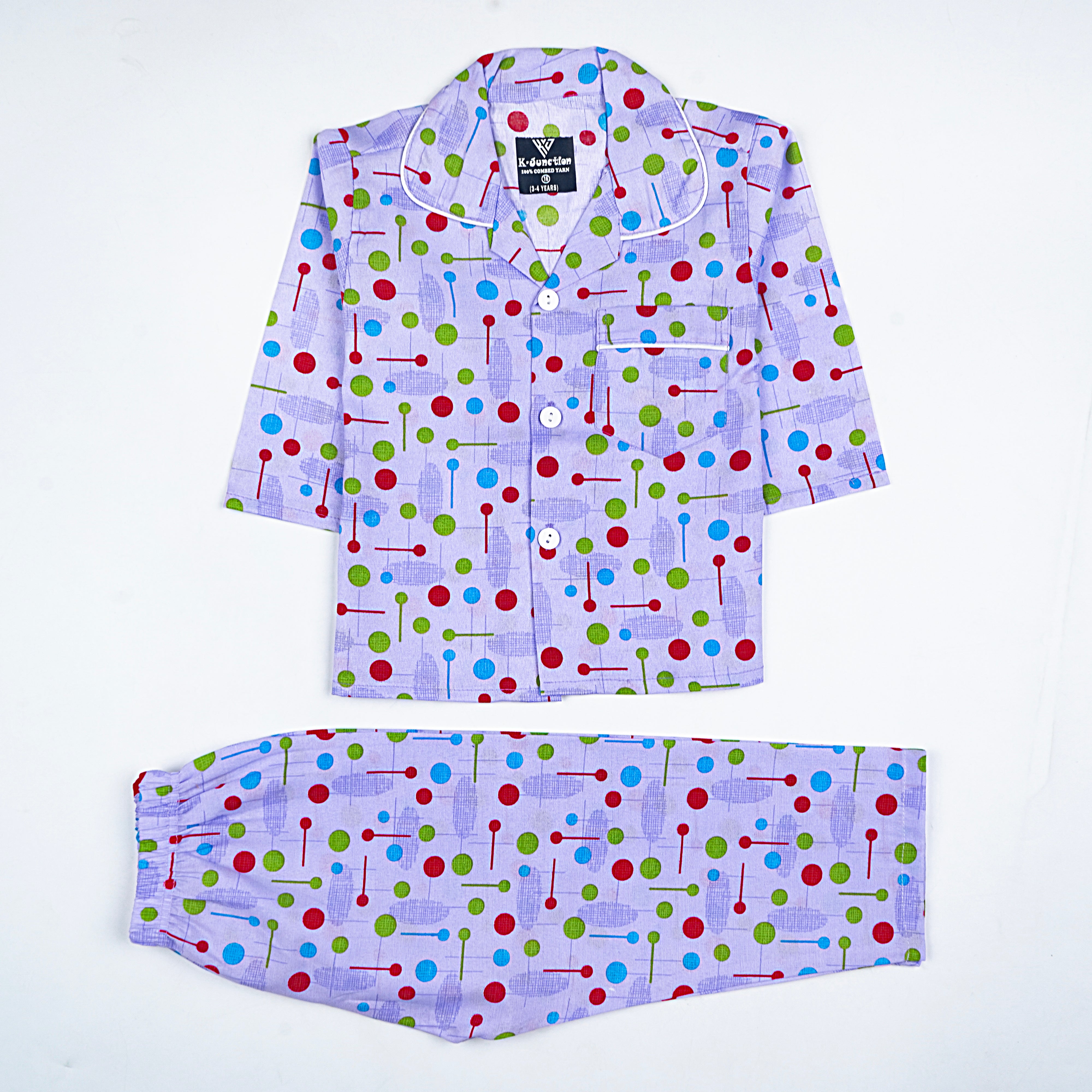 Girls Night Suit Full Sleeves (157)