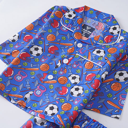 Boys Night Suit Full Sleeves