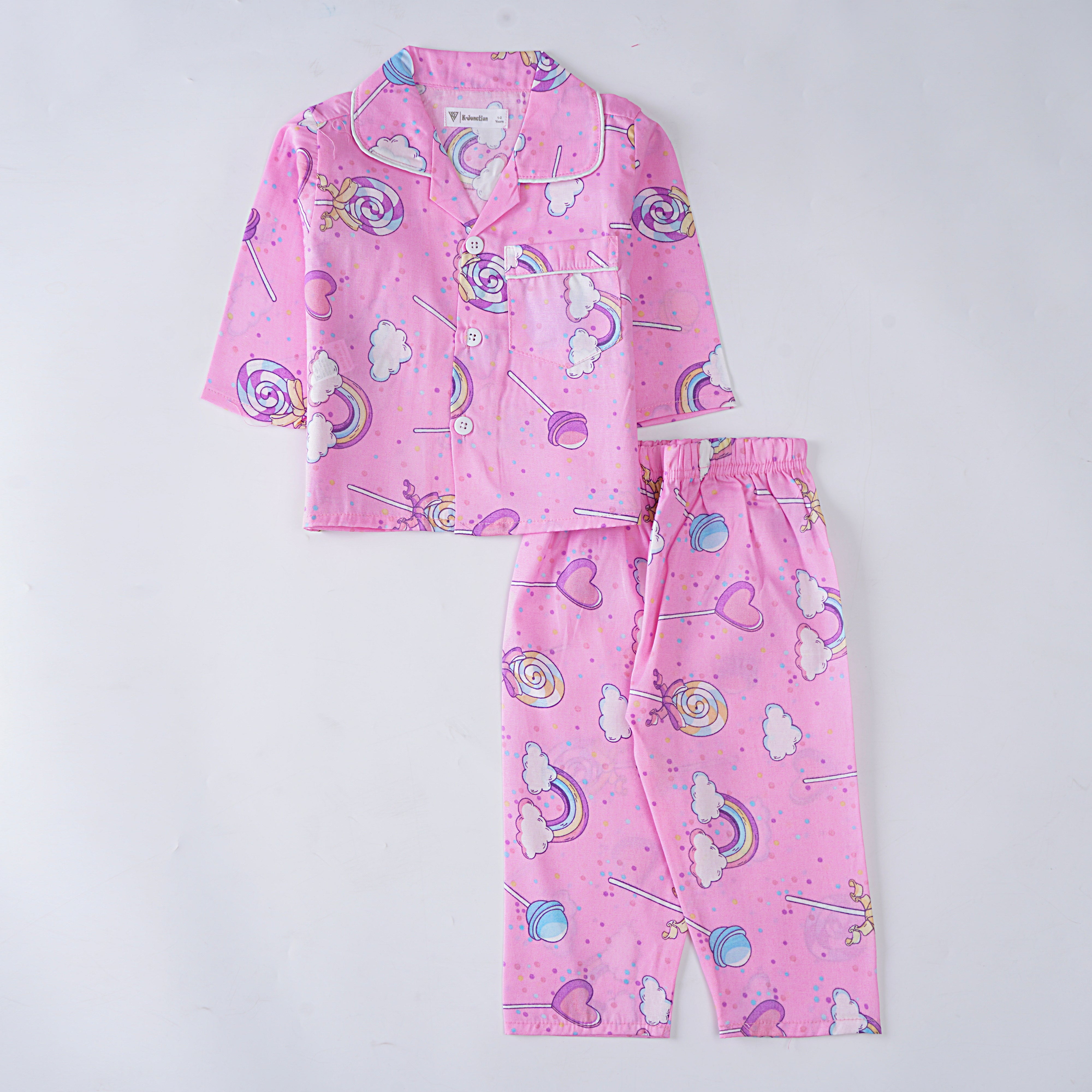 Girls Night Suit Full Sleeves