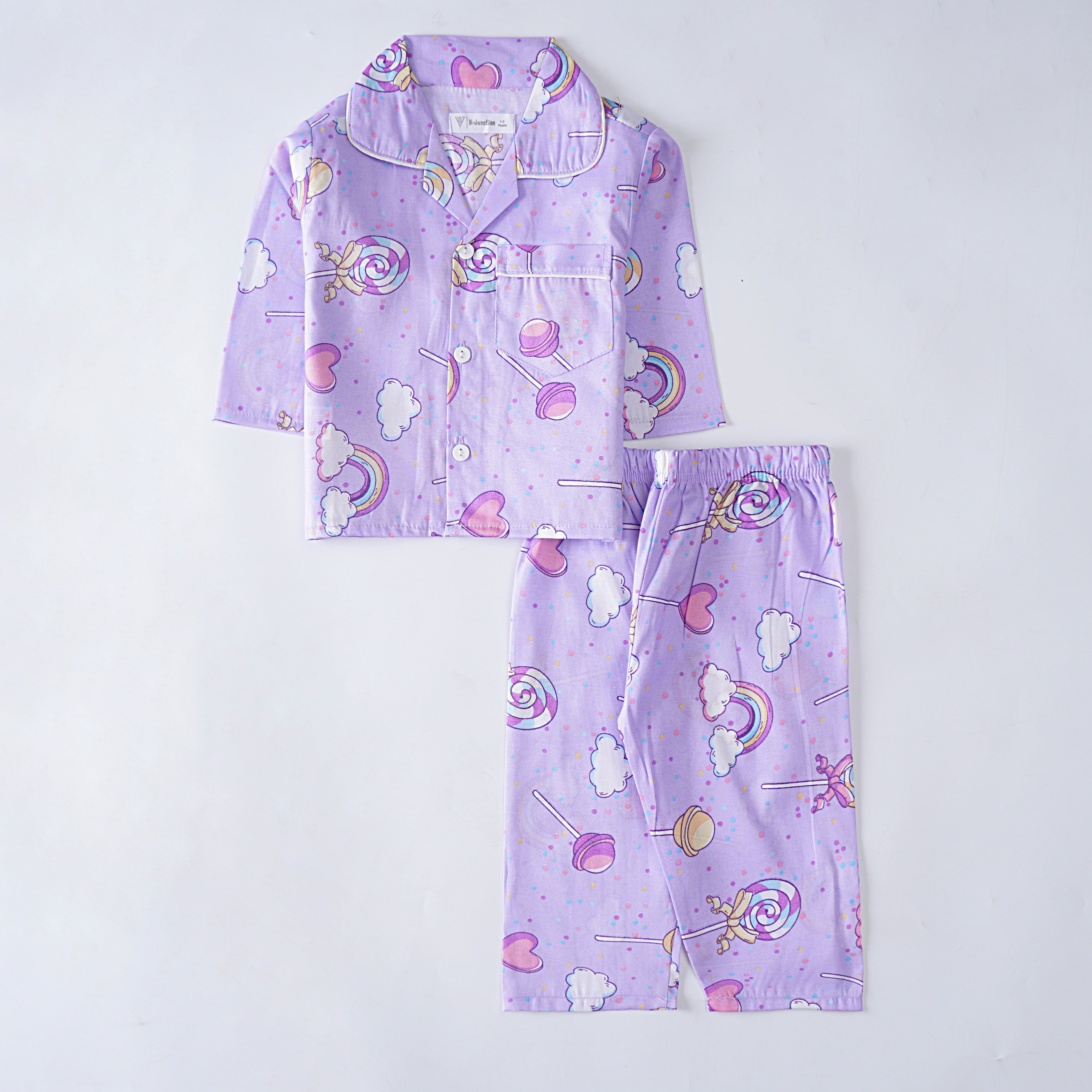 Girls Night Suit Full Sleeves