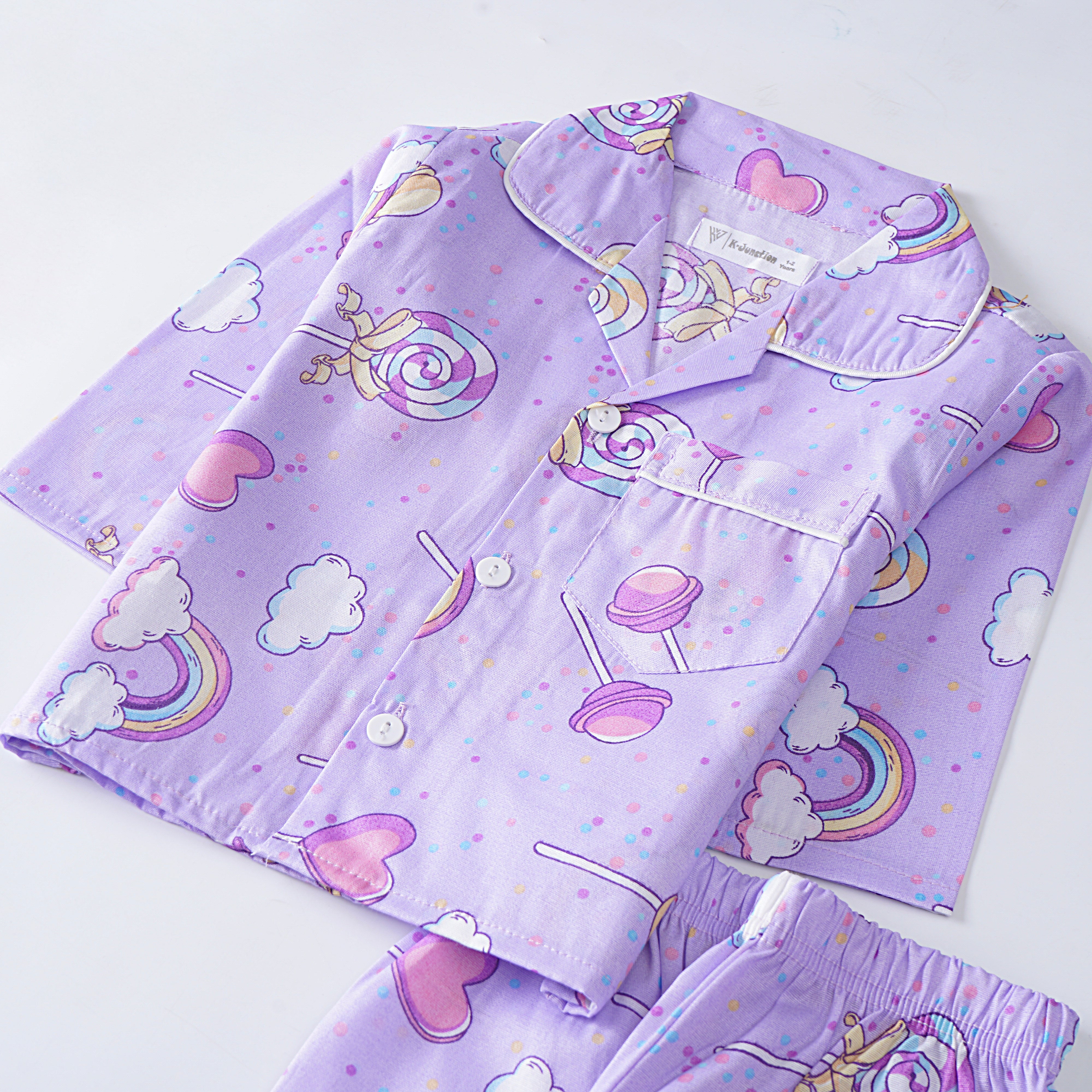 Girls Night Suit Full Sleeves
