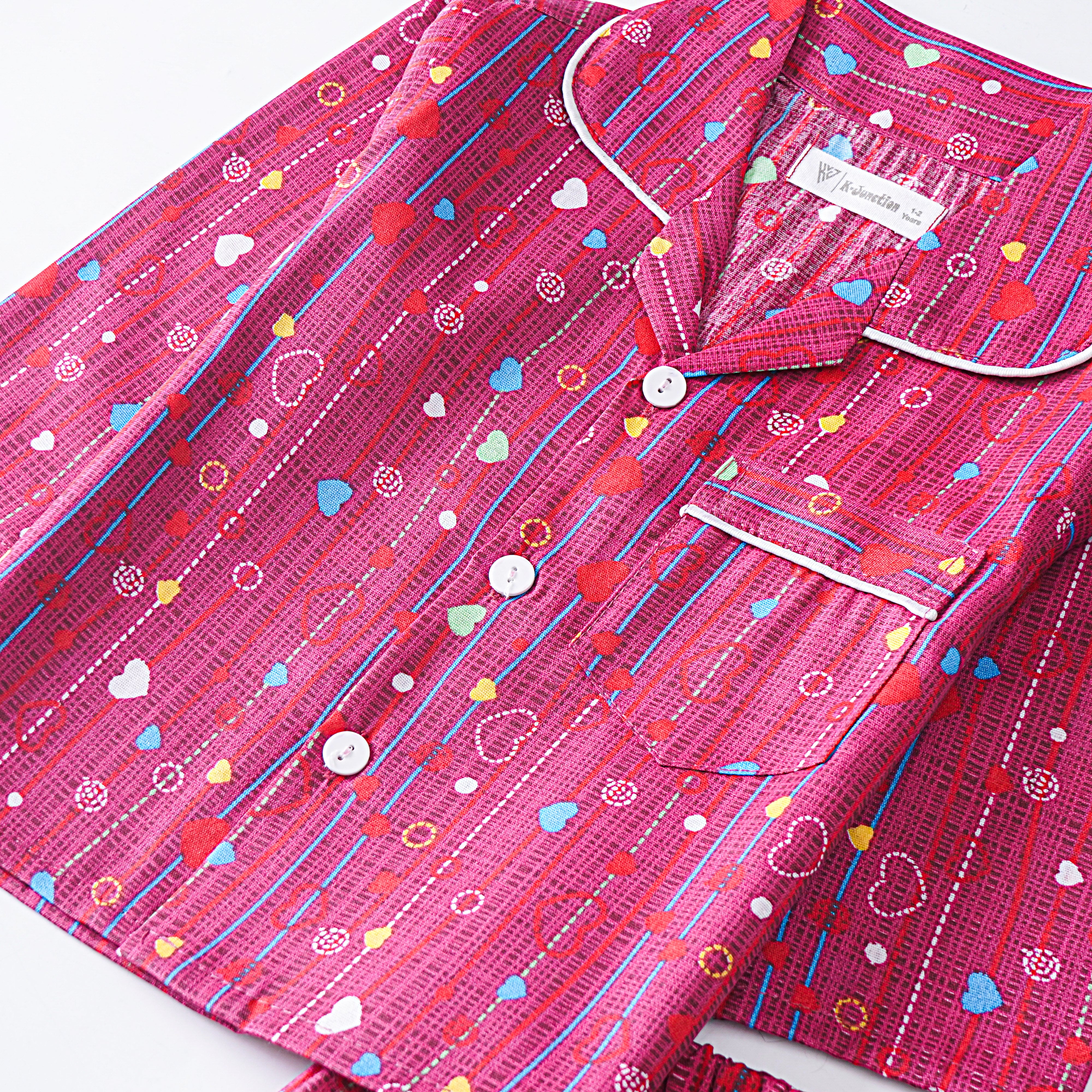 Boys Night Suit Full Sleeves  Cars