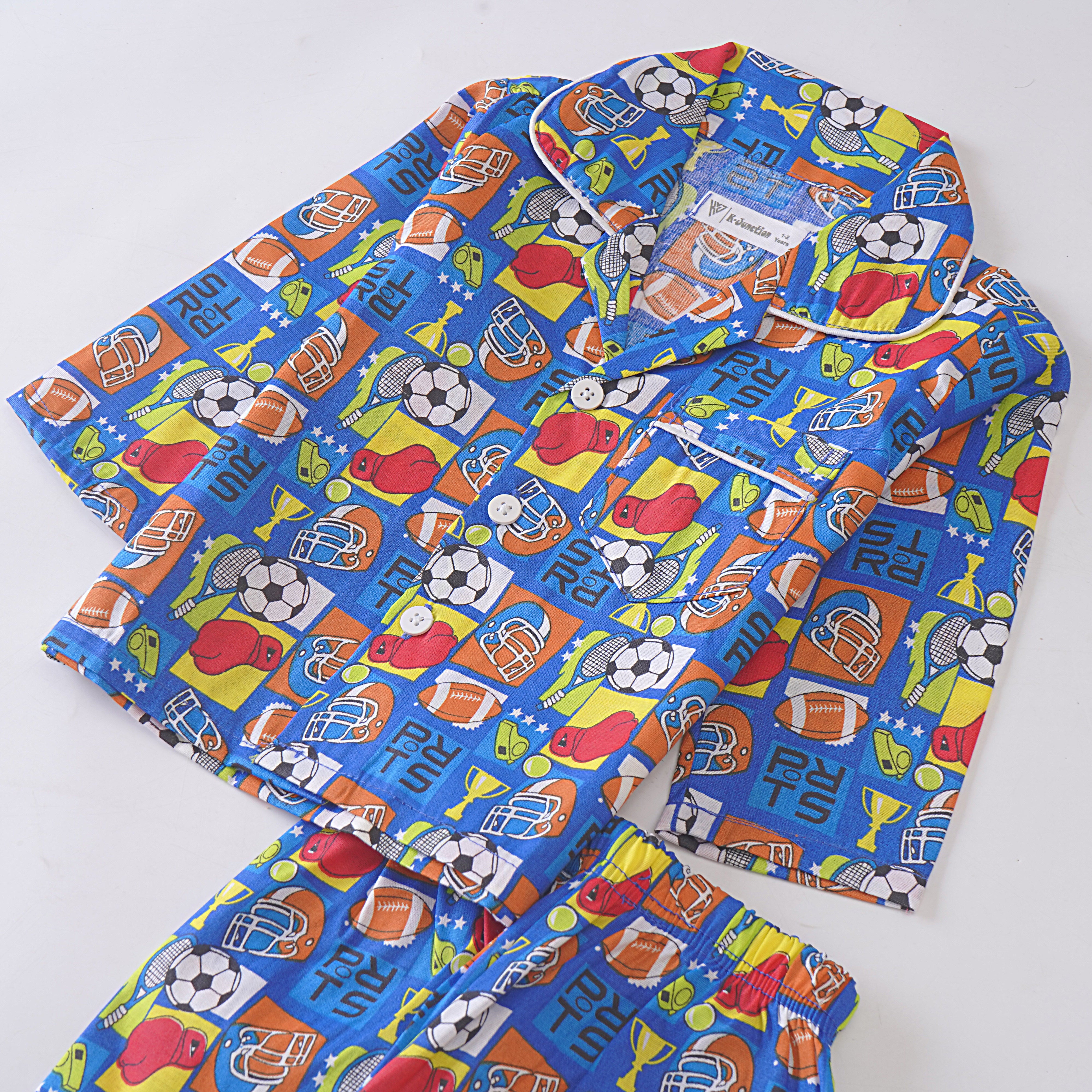 Boys Night Suit Full Sleeves