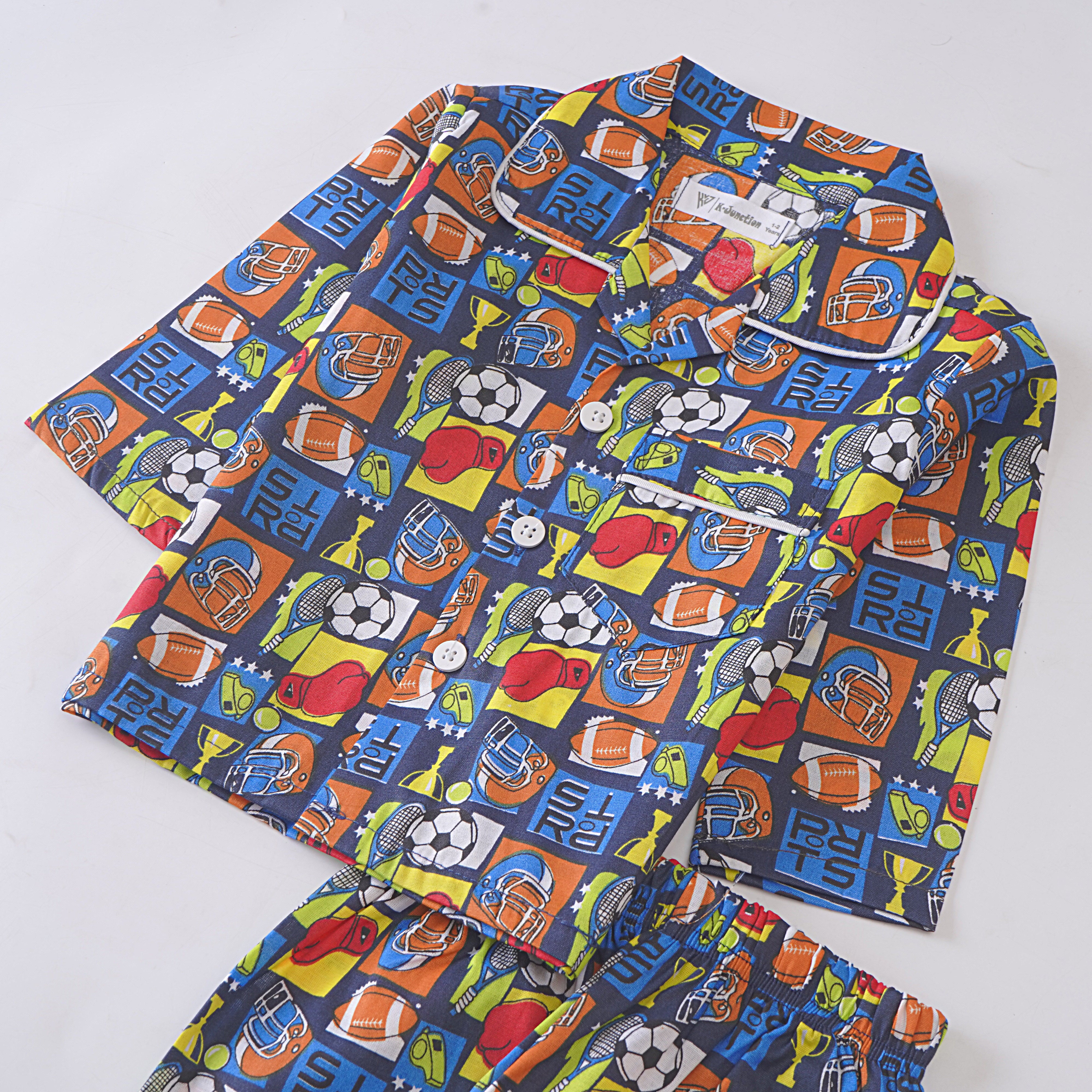 Boys Night Suit Full Sleeves