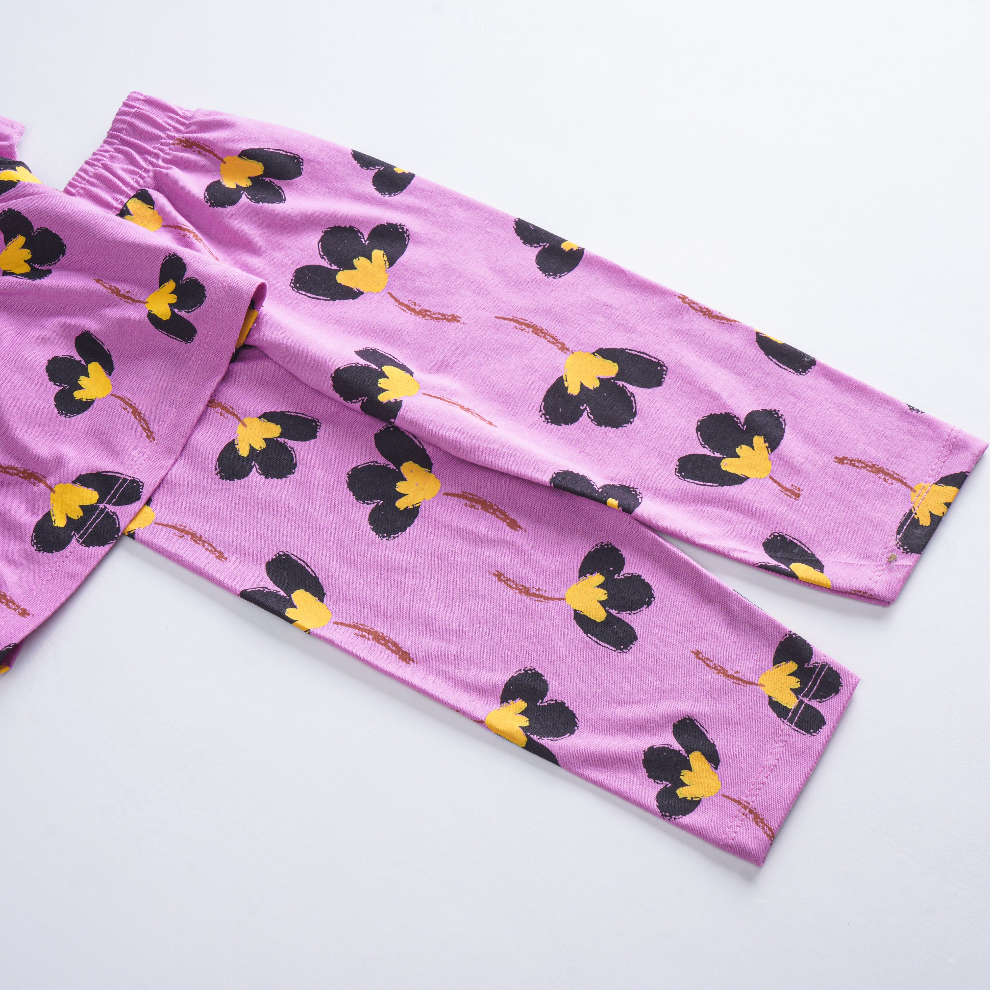 Girls 2 piece set (Printed Flowers)