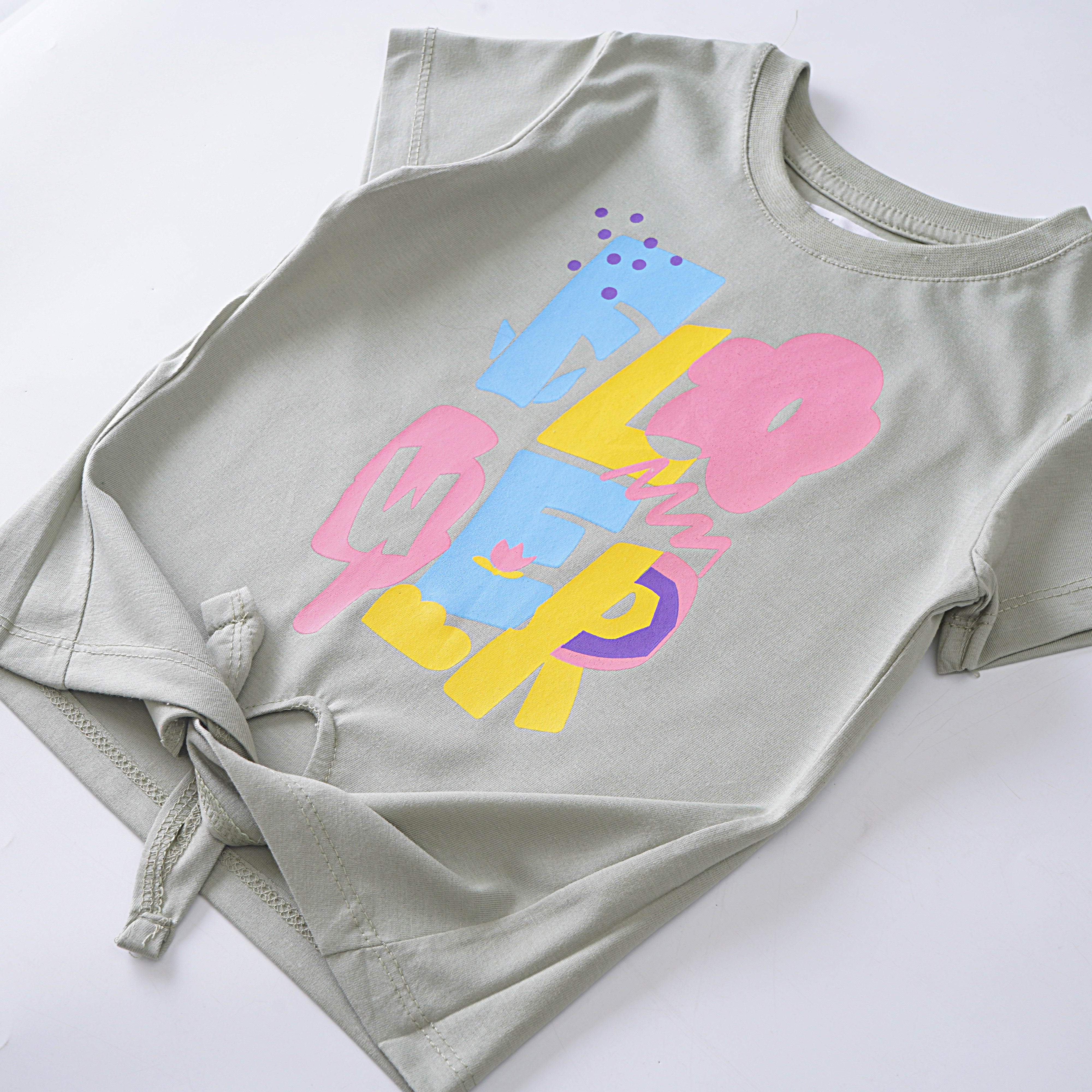 Girls H/S t shirt (Flower)