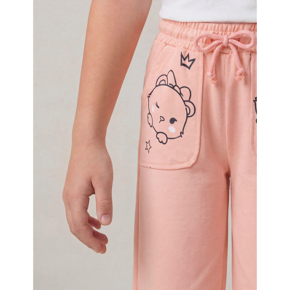 Girls Terry Lycra Trouser