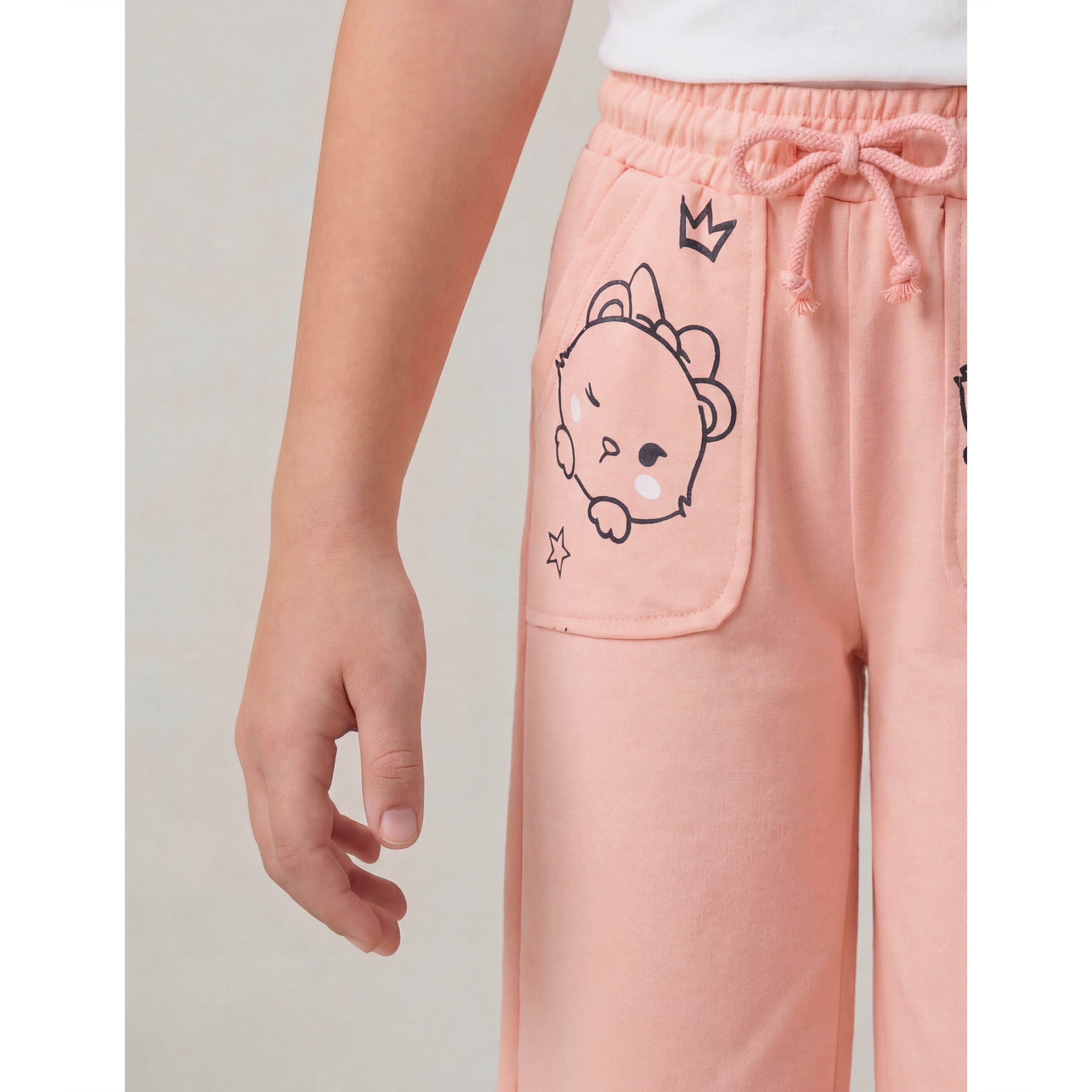 Girls Terry Lycra Trouser