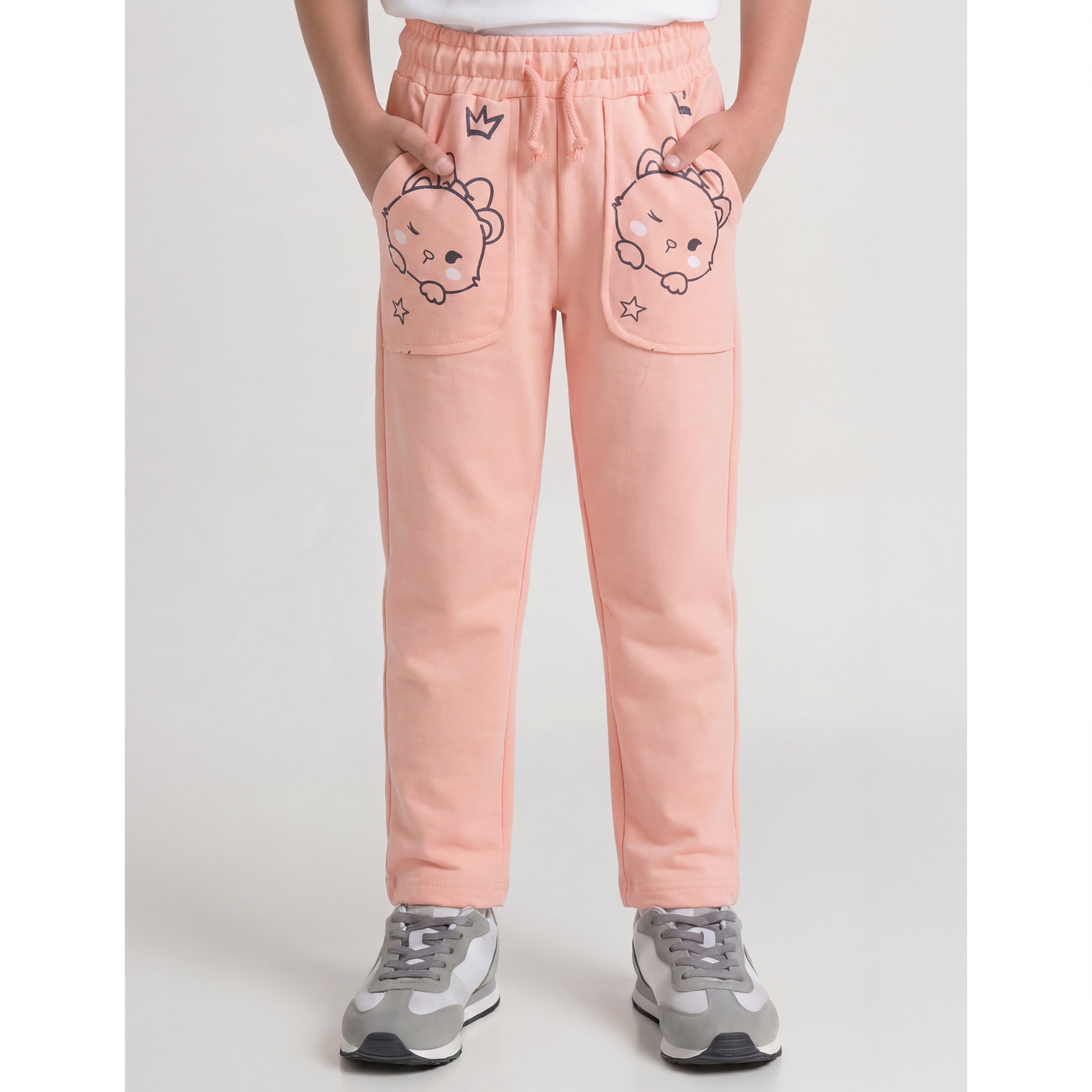 Girls Terry Lycra Trouser