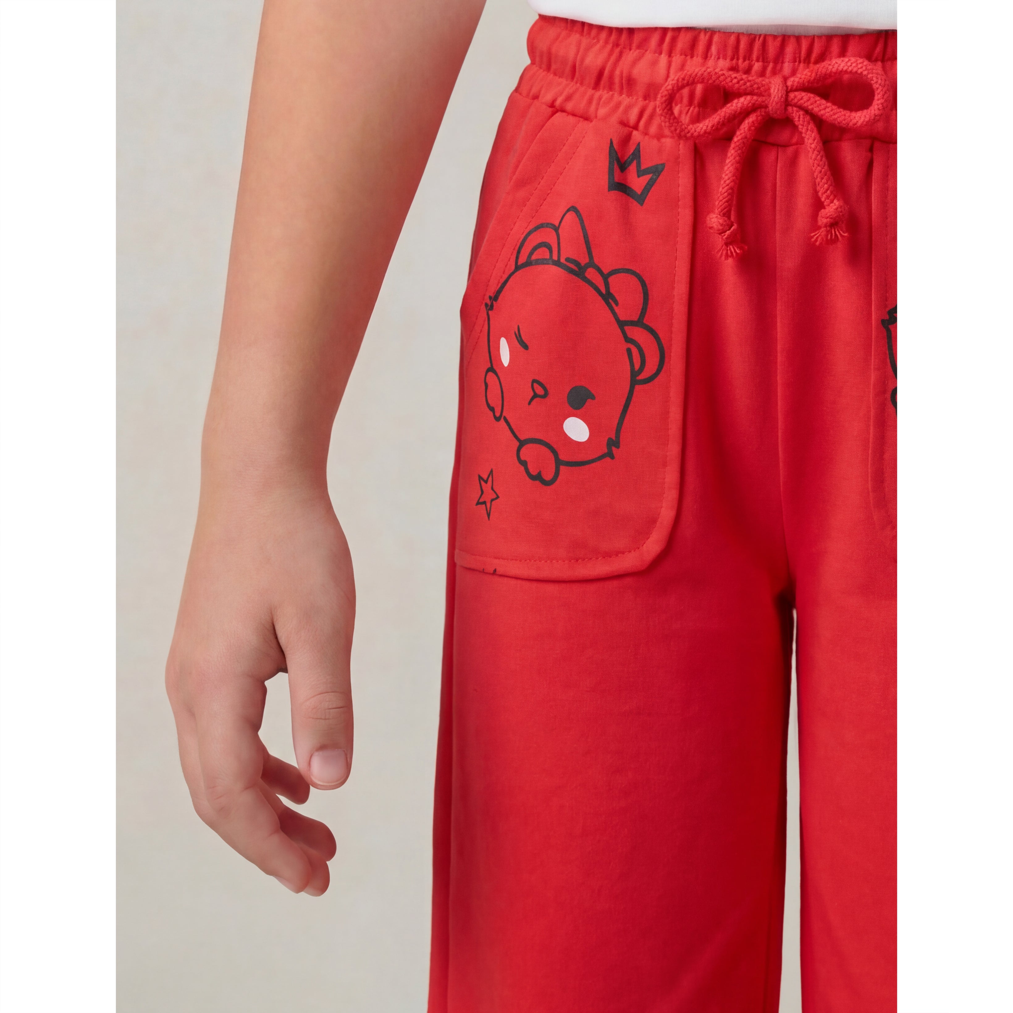 Girls Terry Lycra Trouser