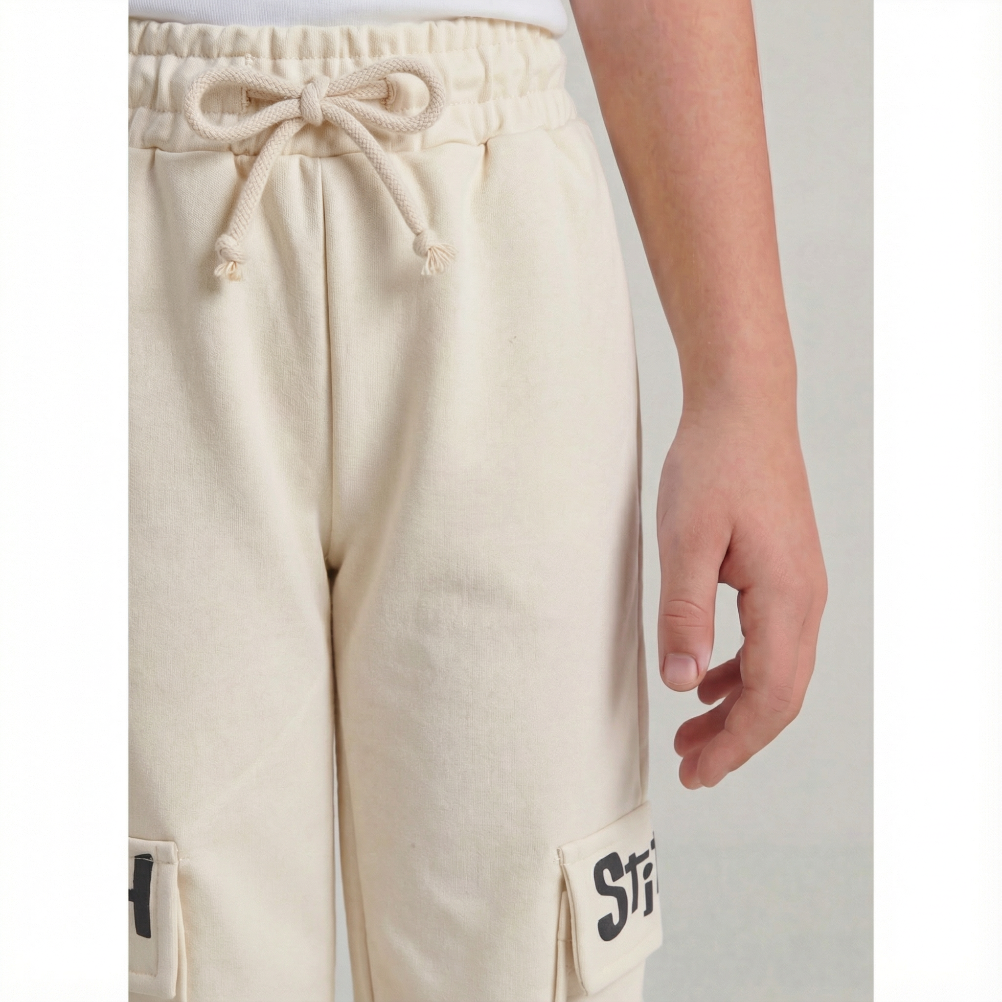 Girls Terry Lycra Trouser