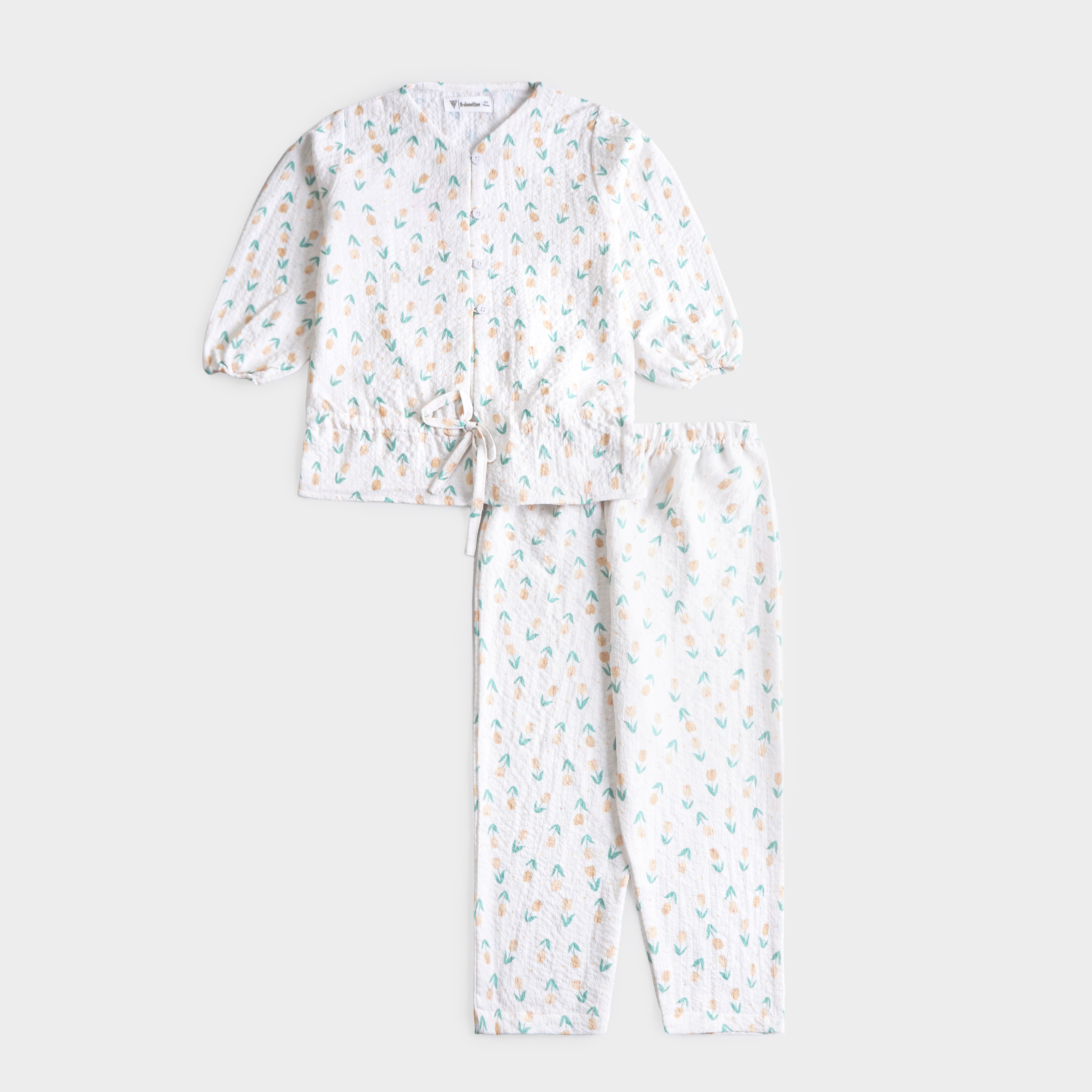 Girls Woven Full Sleeves Suit