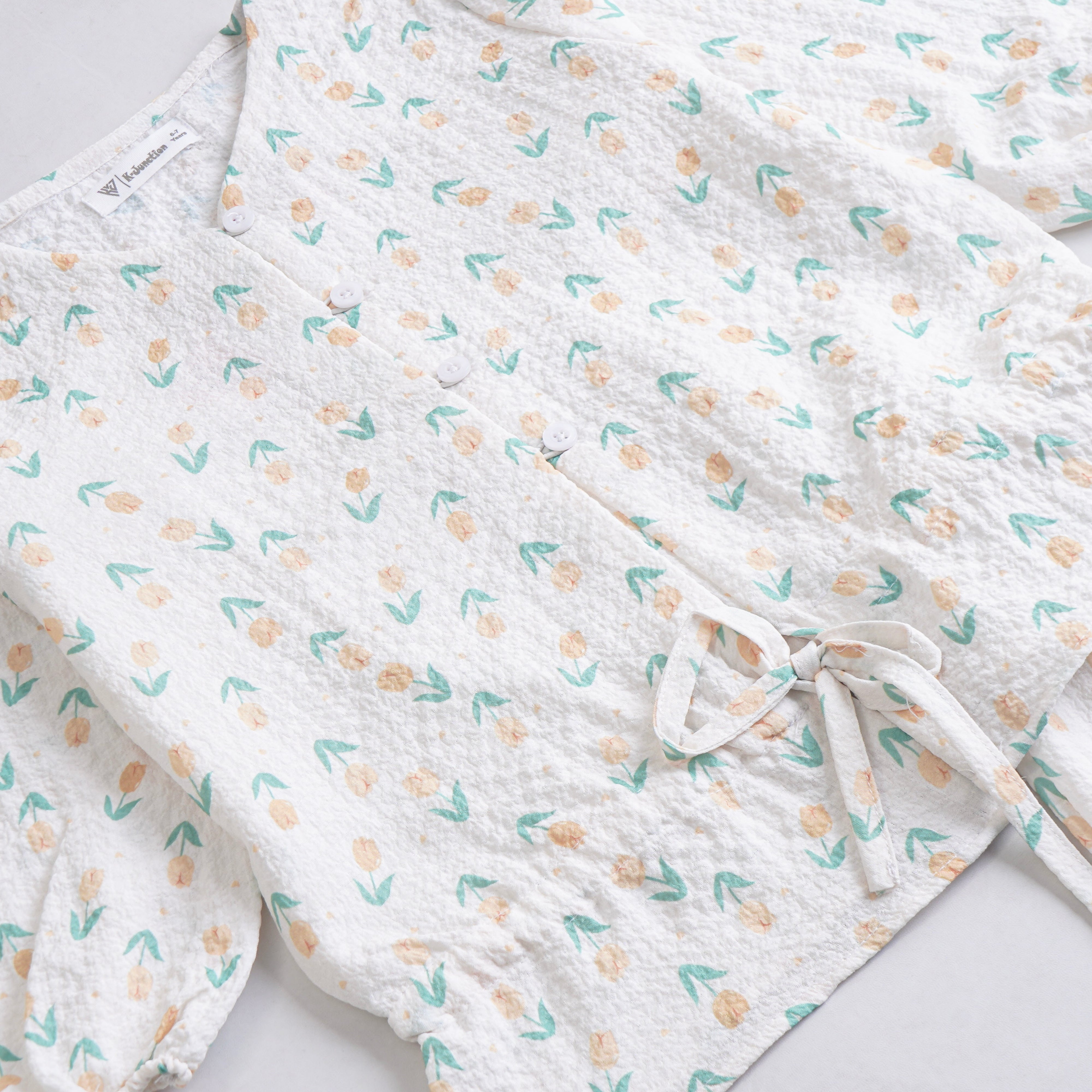 Girls Woven Full Sleeves Suit