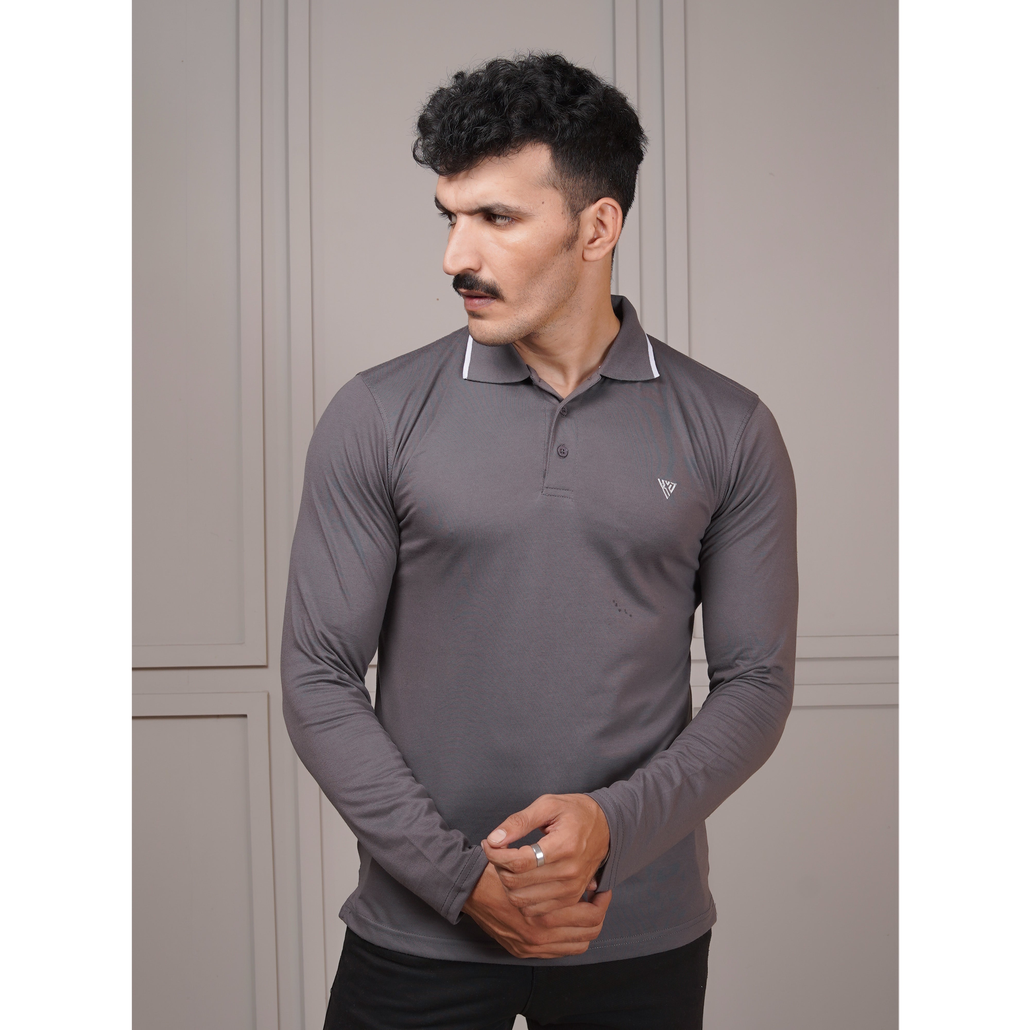 Men's Full Sleeve Polo Code-D