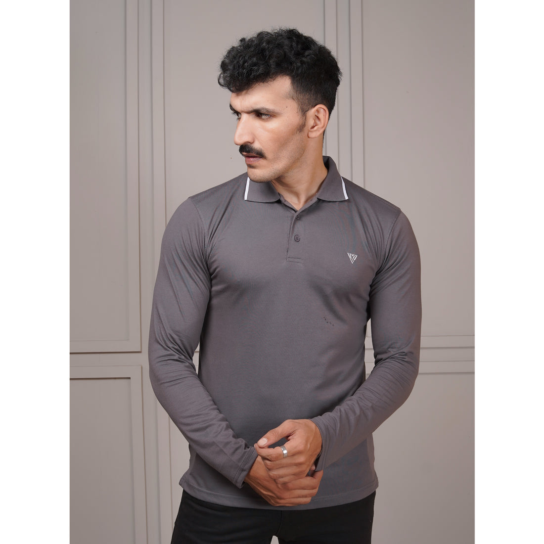 Men's Full Sleeve Polo Code-D