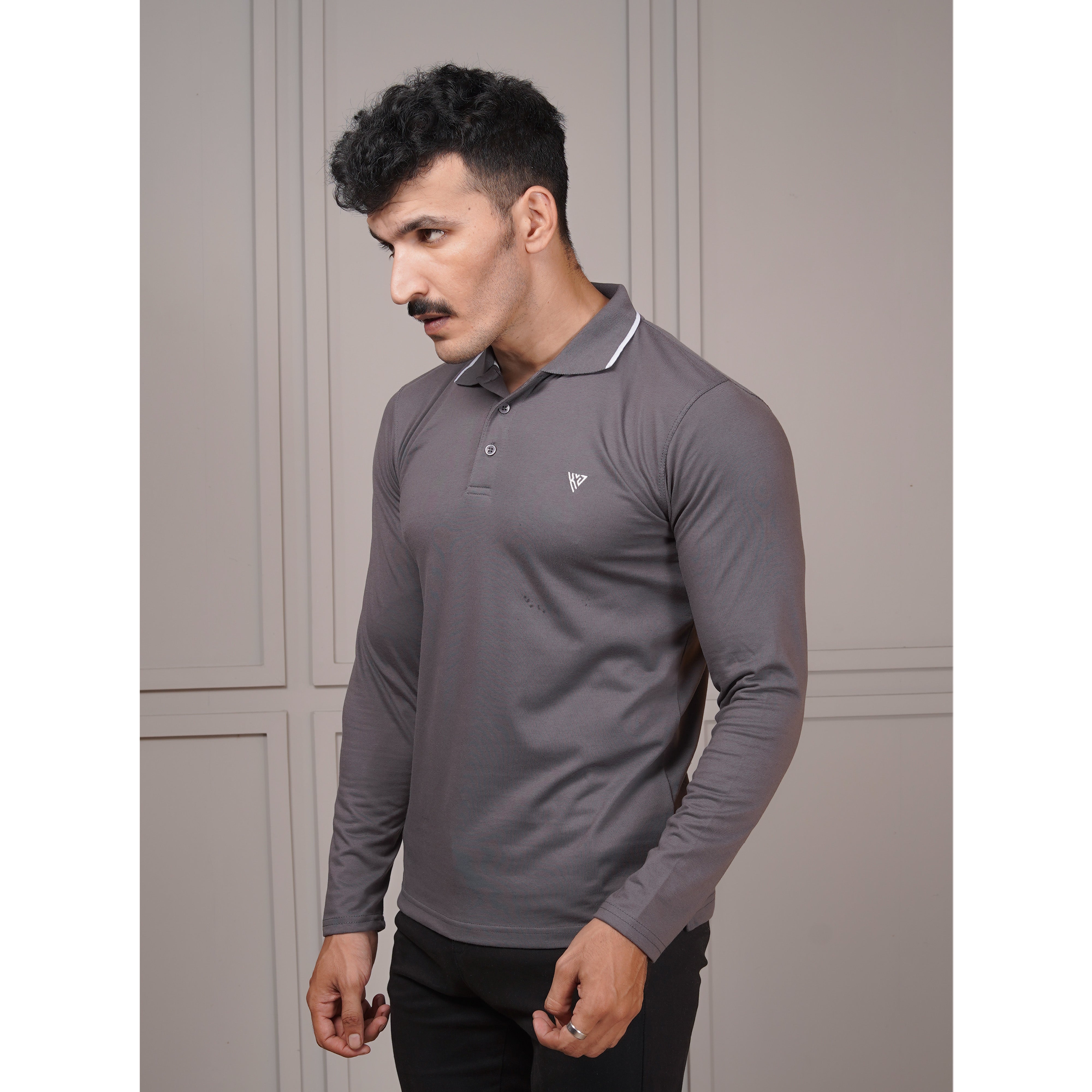 Men's Full Sleeve Polo Code-D