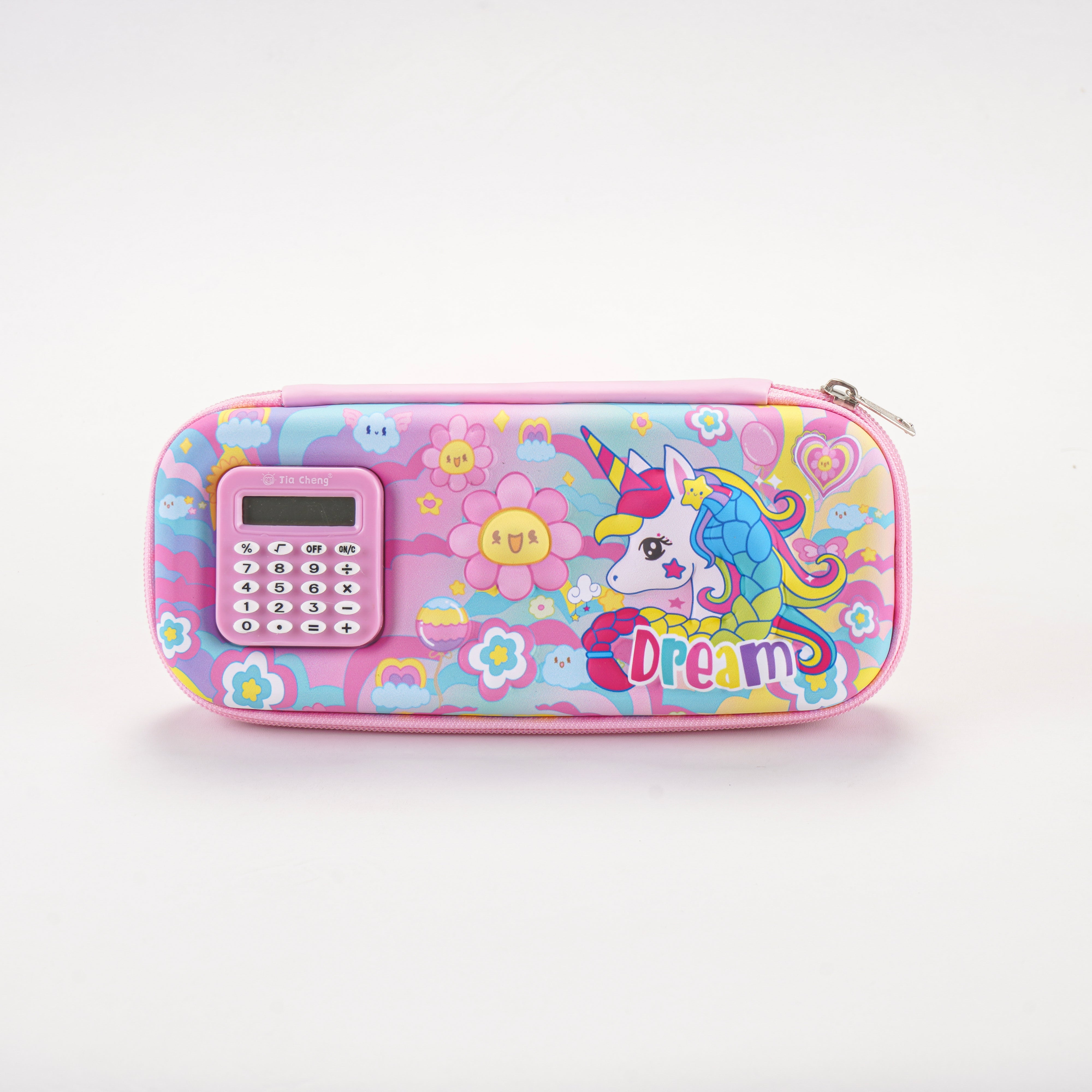Kids' Stationery Box with Built-in Calculator