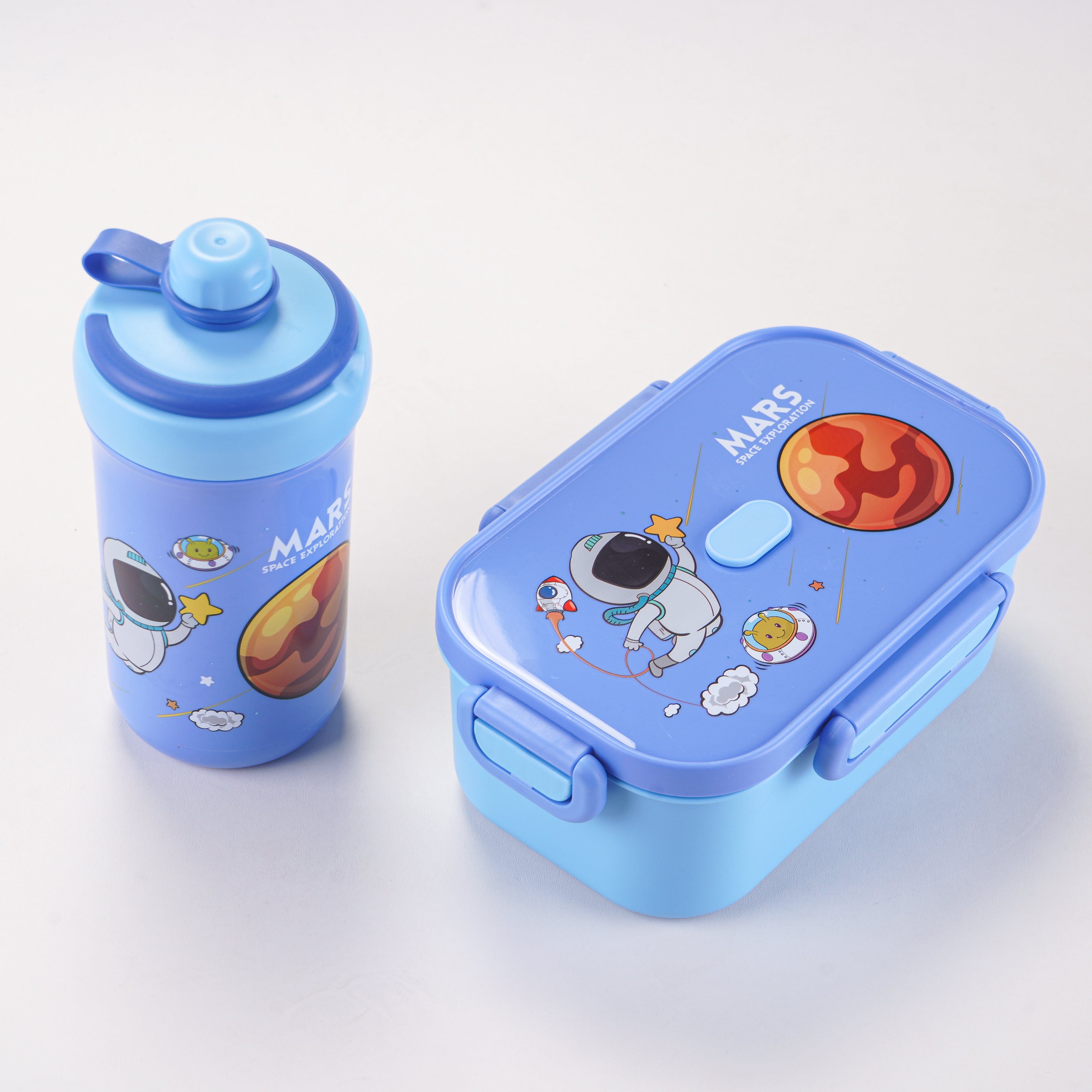 Lunch Box WIth Water Bottle (Pack Of 2)