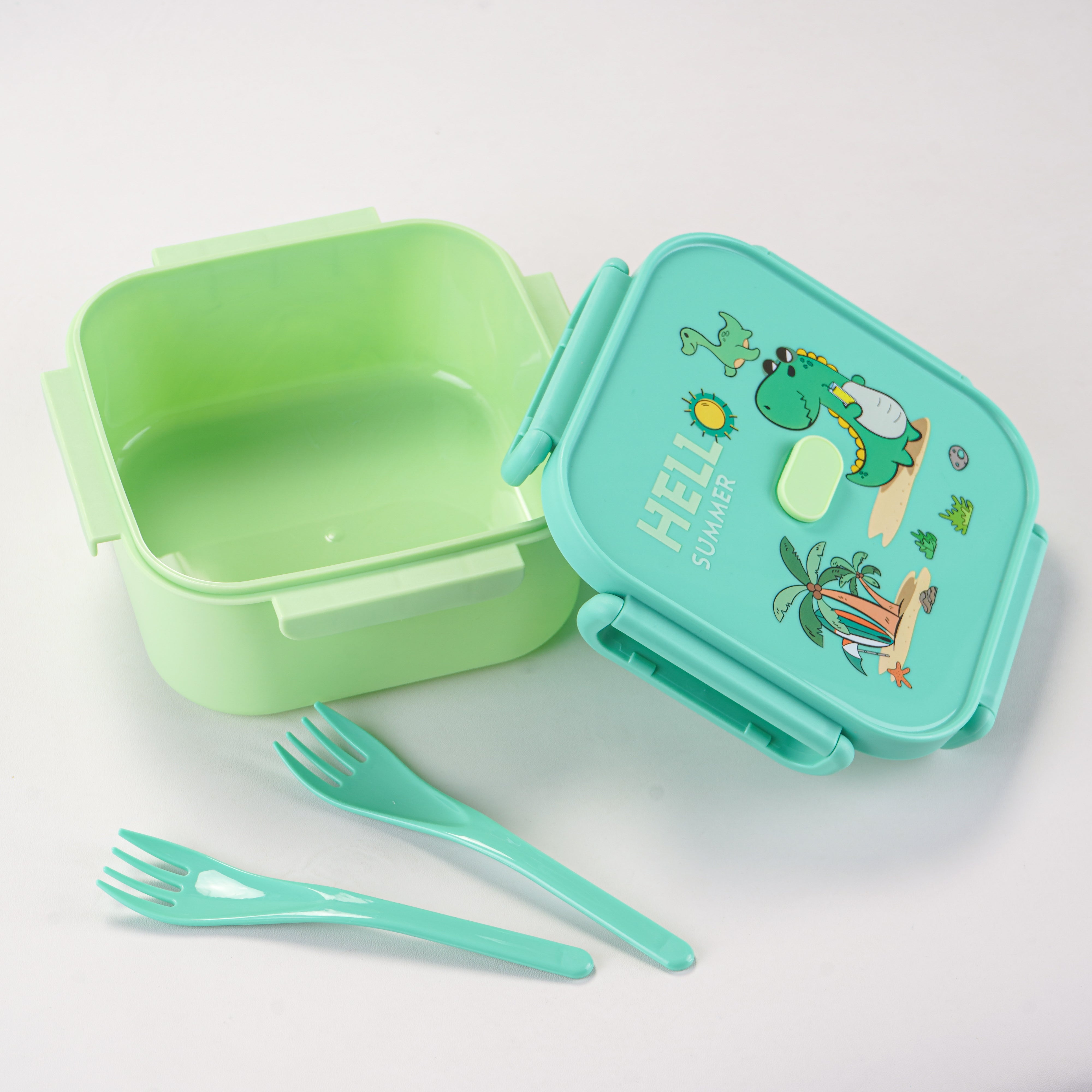 Lunch Box WIth Water Bottle (Pack Of 2)