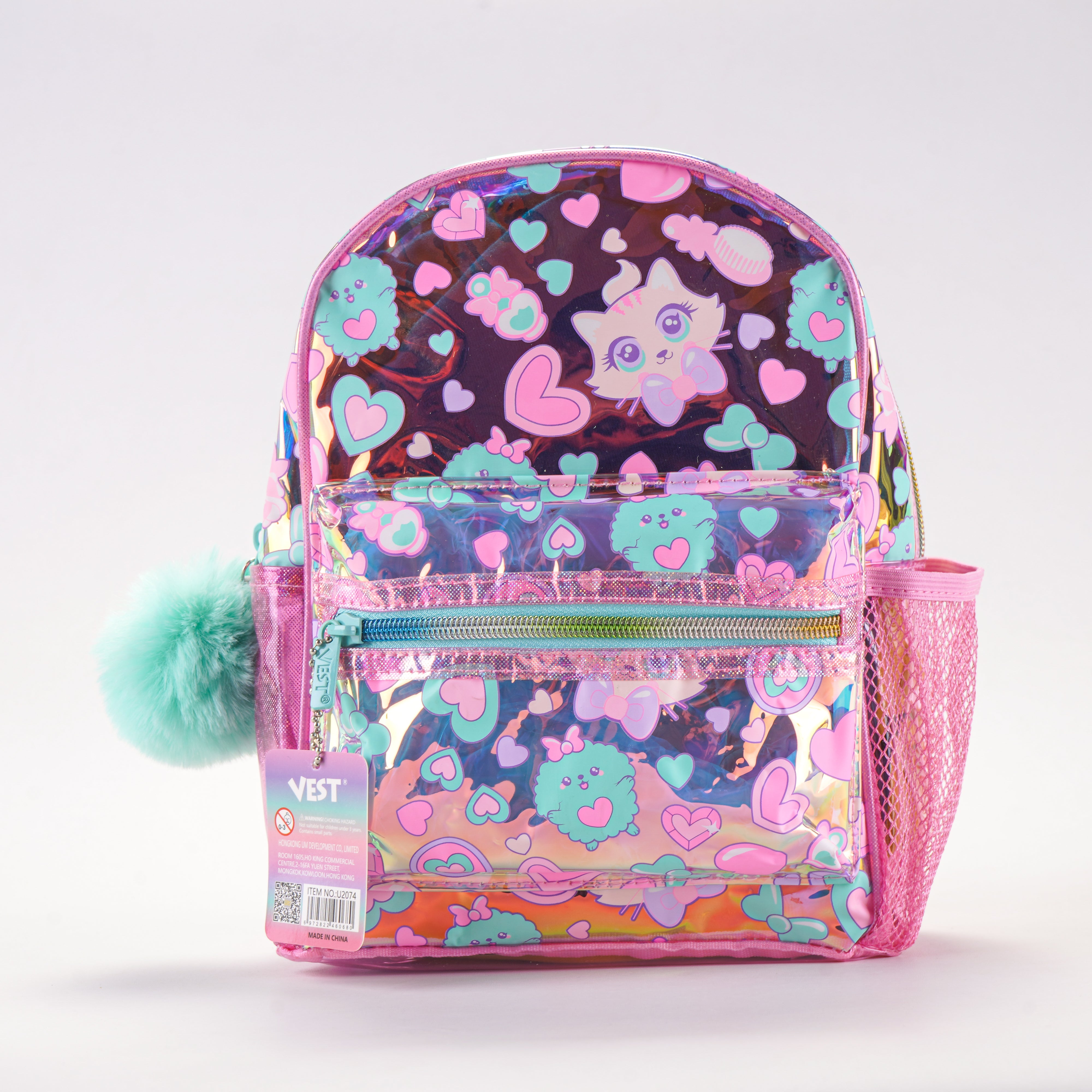 Kids' Multi-Compartment School Backpack