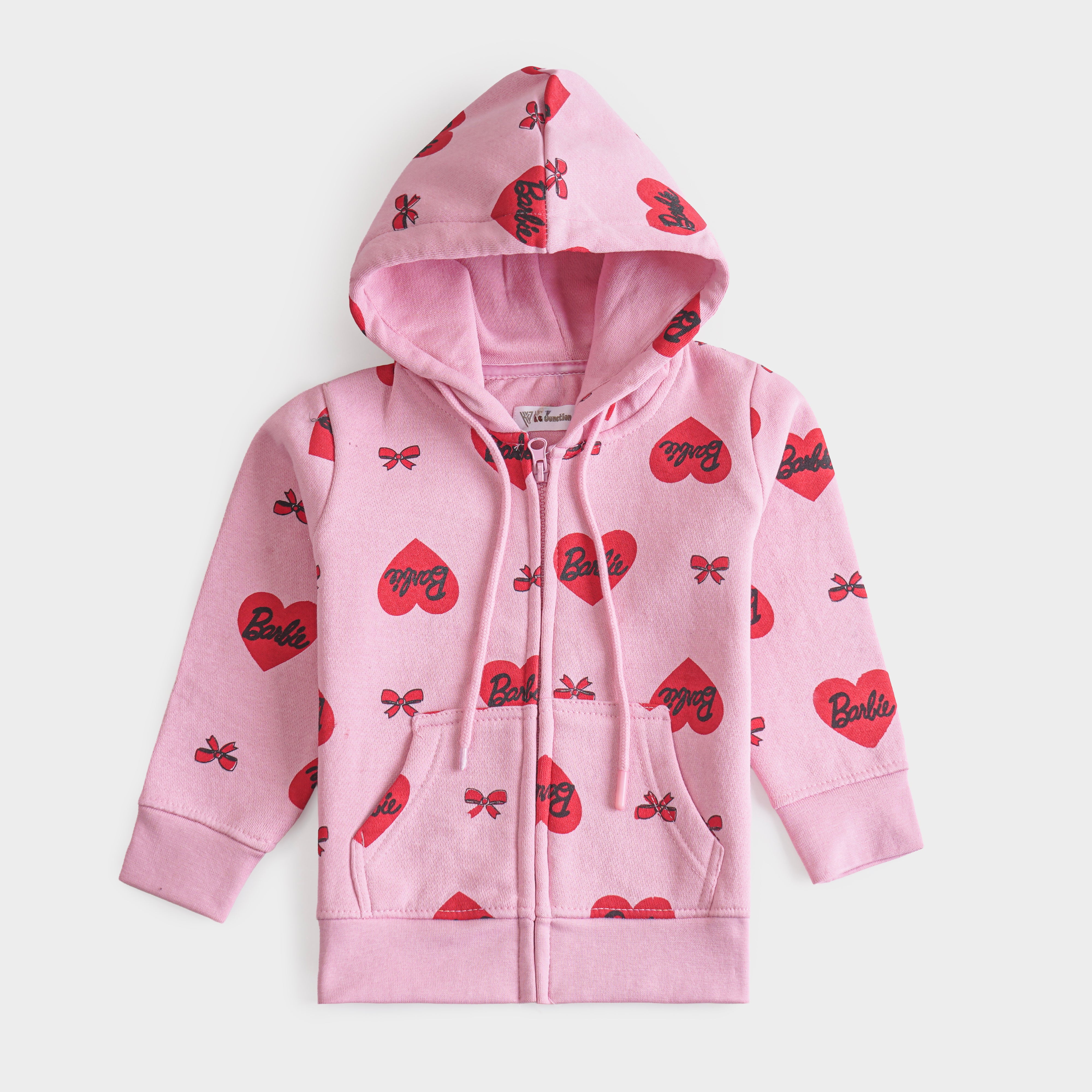 Girls Fleece Zipper Sweatshirt