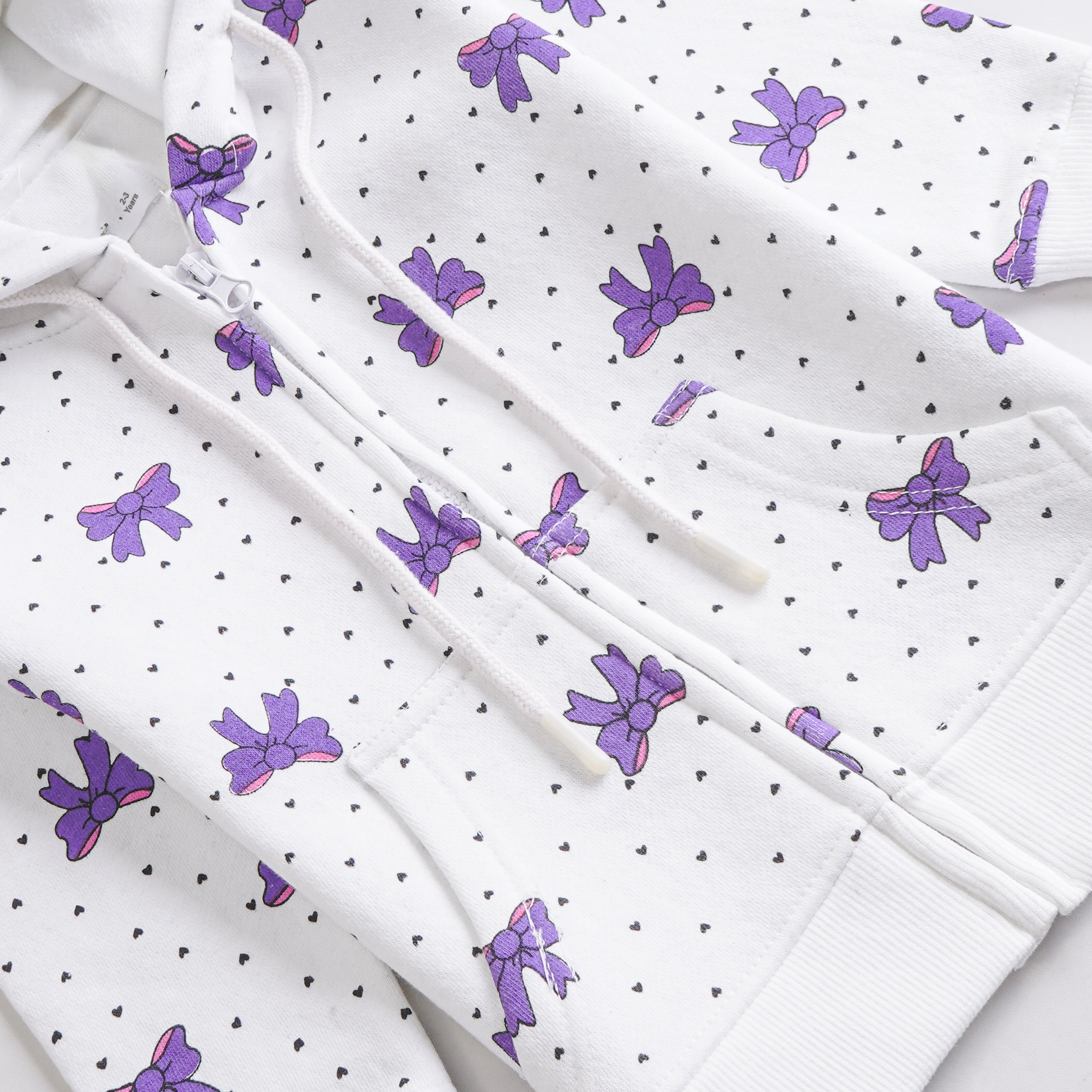 Girls Fleece Zipper Sweatshirt