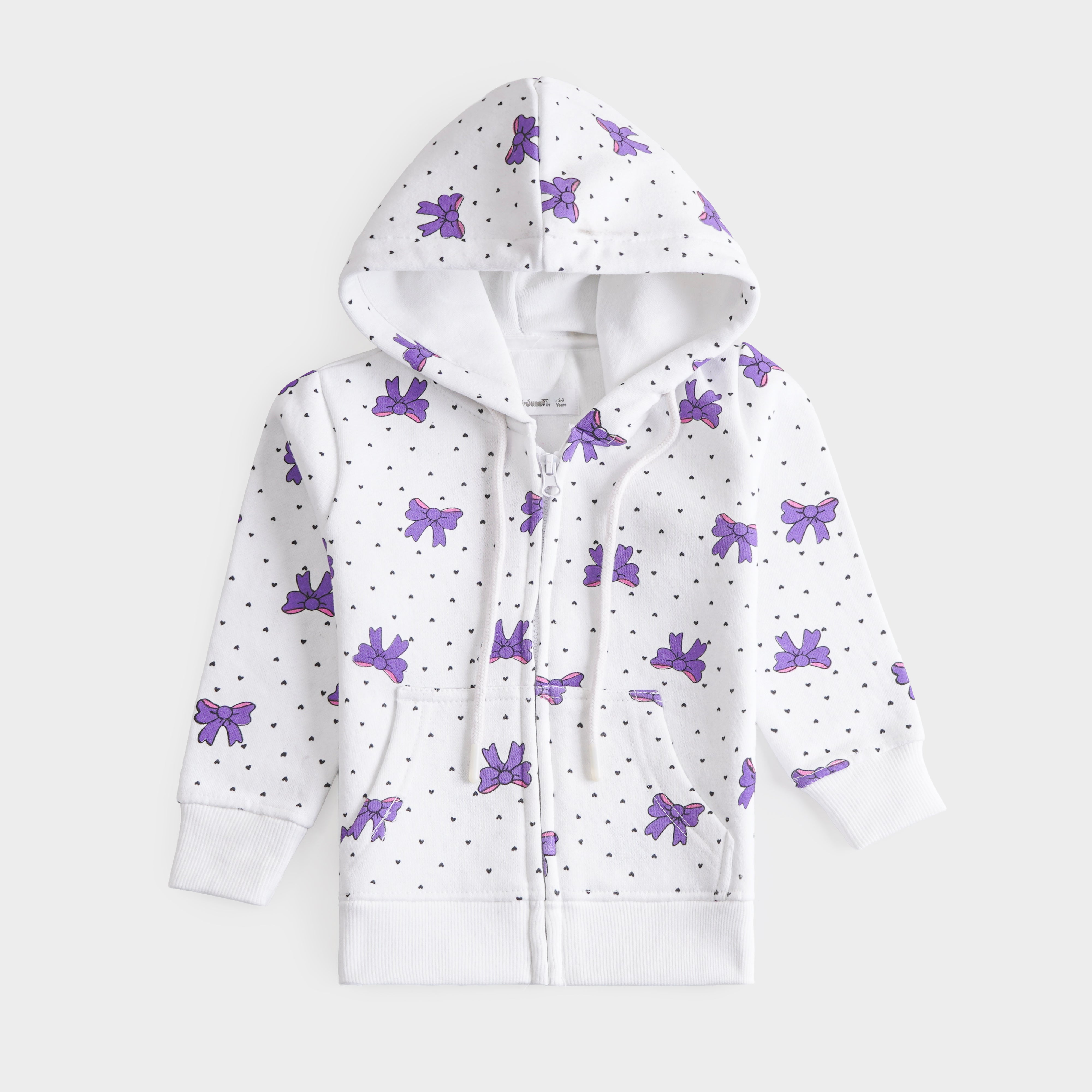 Girls Fleece Zipper Sweatshirt