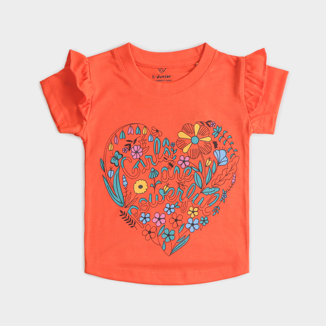 Girls Half sleeves T-shirt