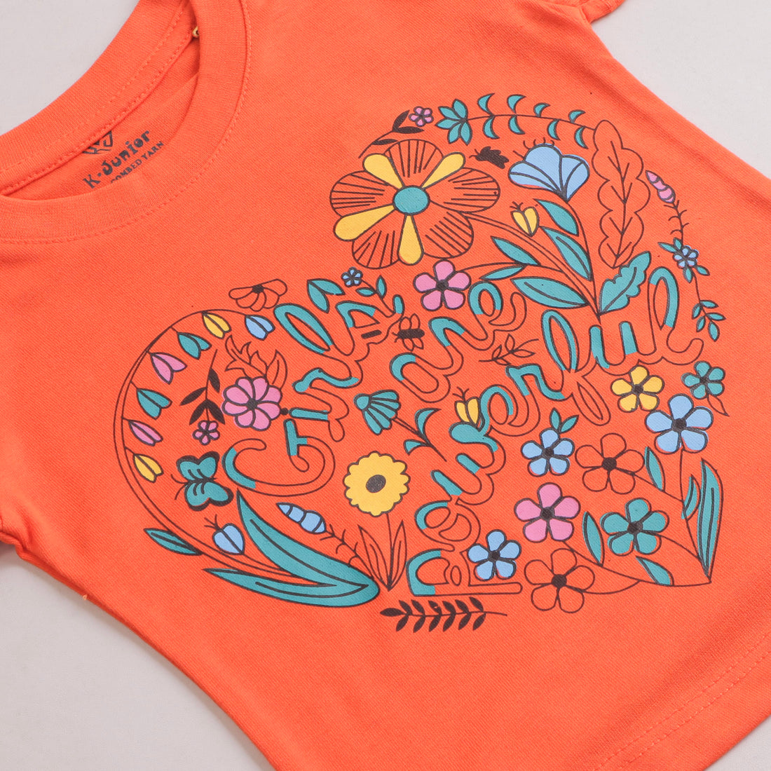Girls Half sleeves T-shirt
