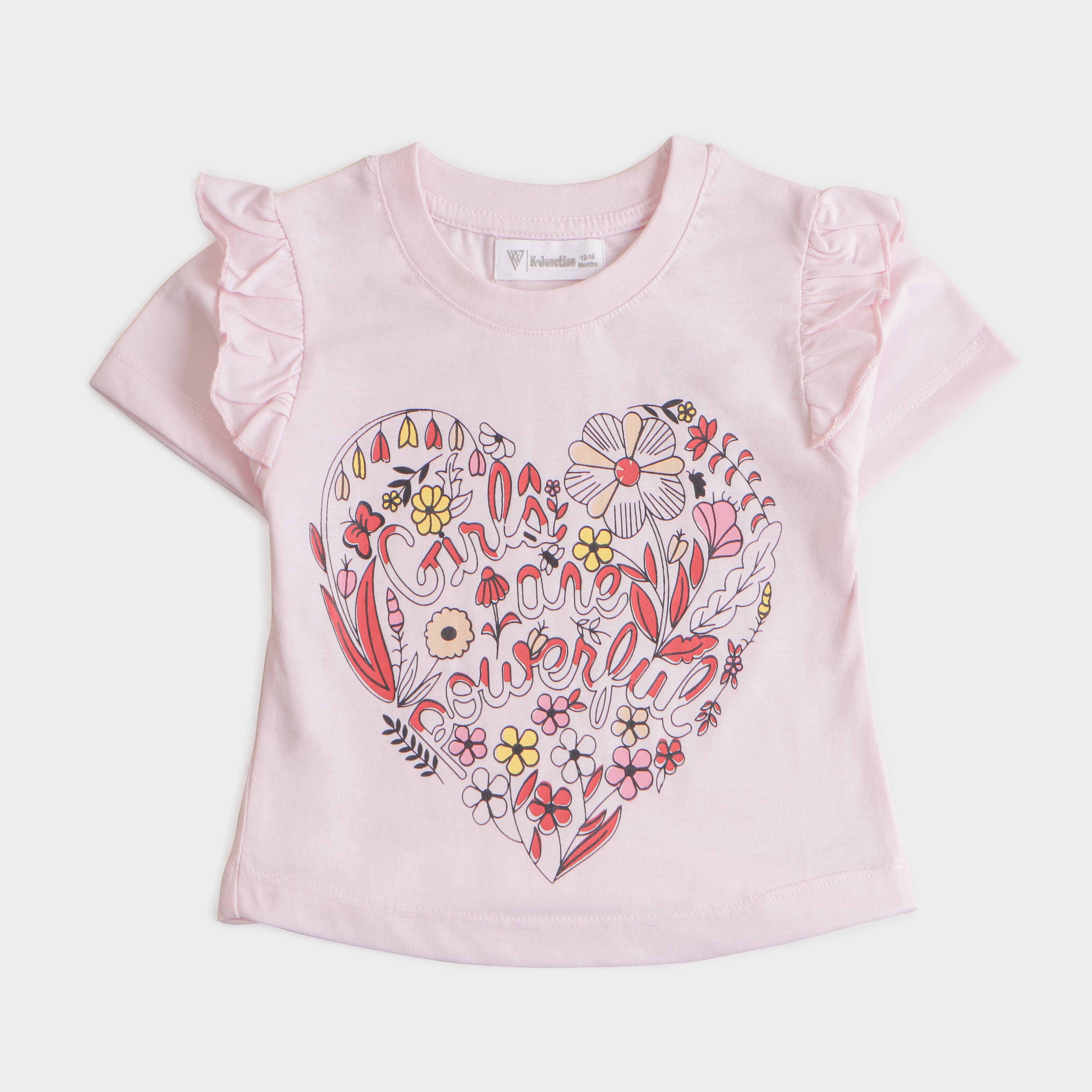 Girls Half sleeves T-shirt