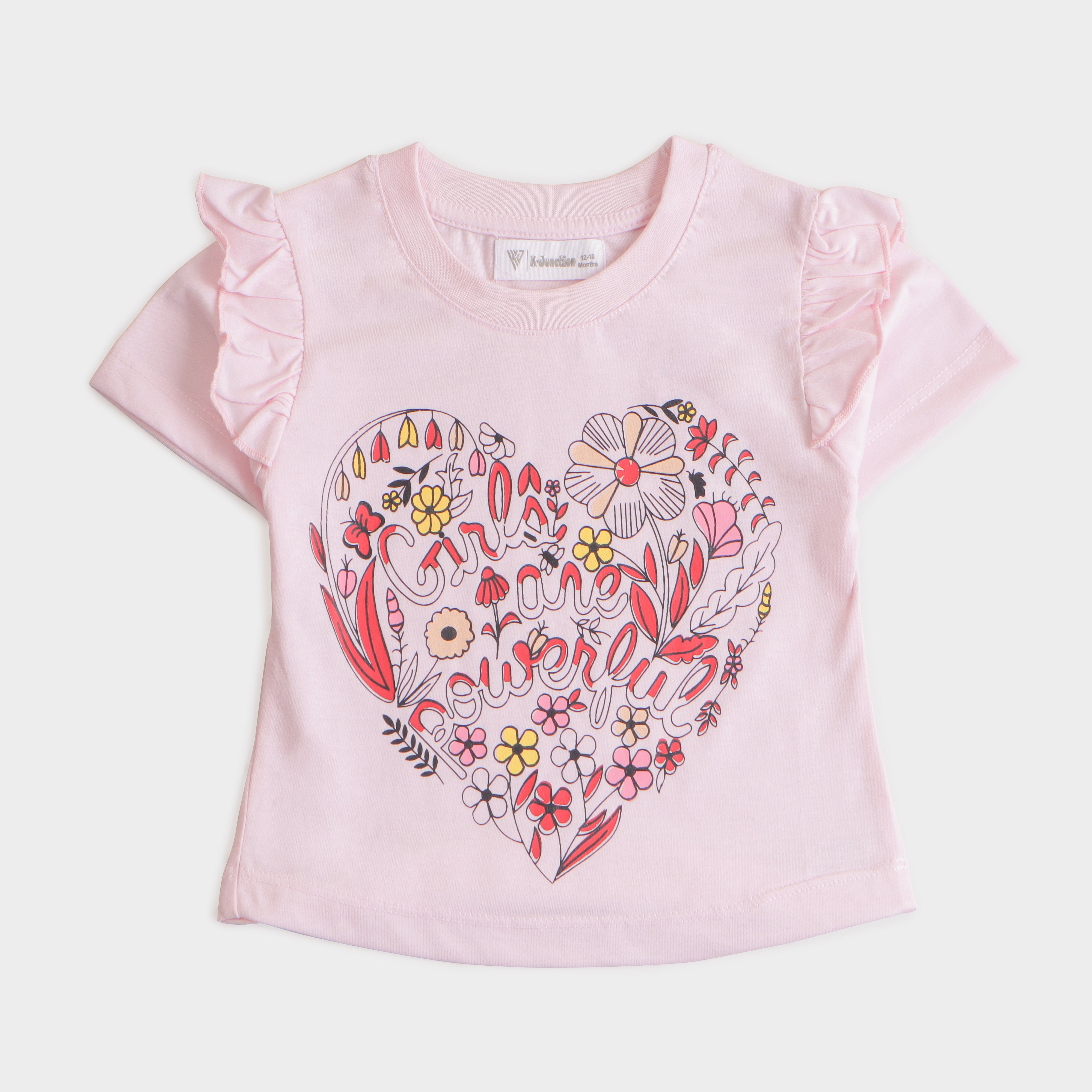 Girls Half sleeves T-shirt