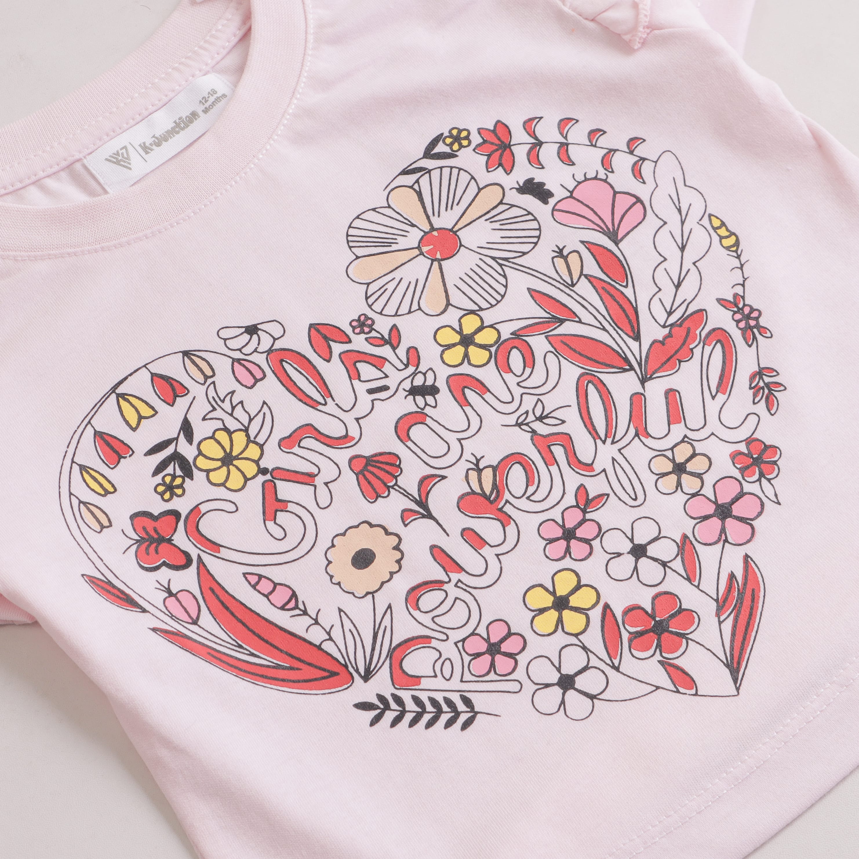Girls Half sleeves T-shirt