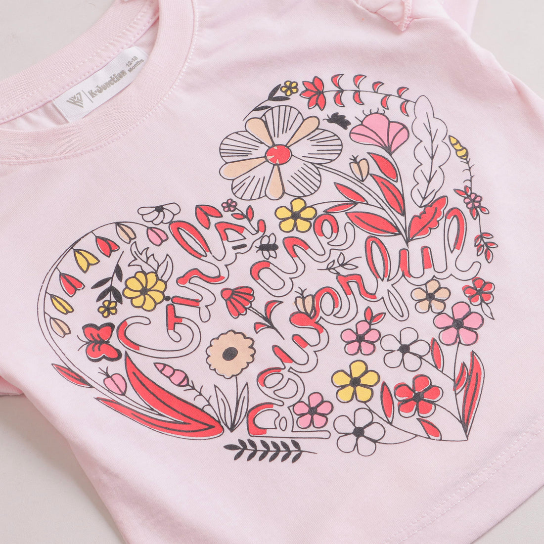 Girls Half sleeves T-shirt