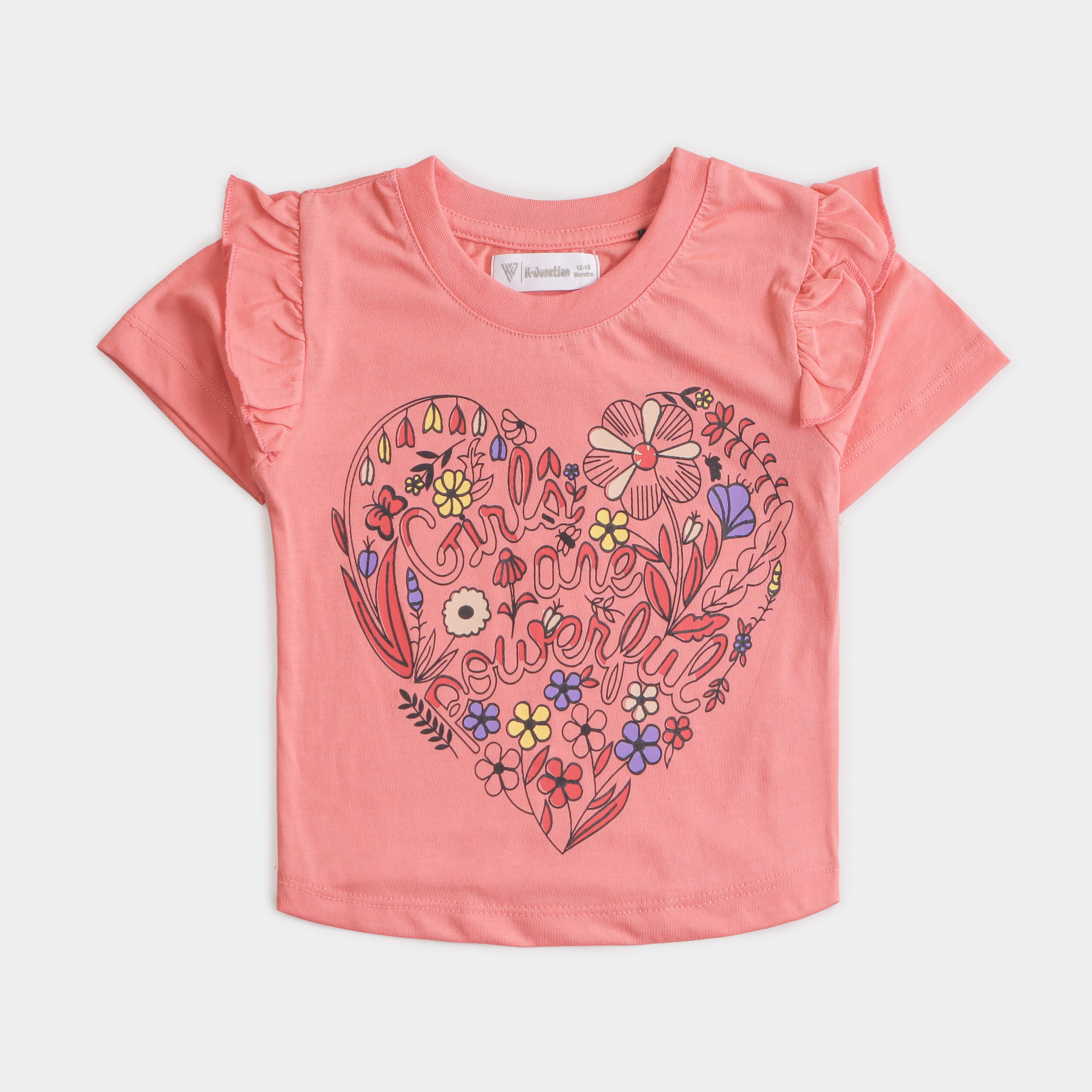 Girls Half sleeves T-shirt