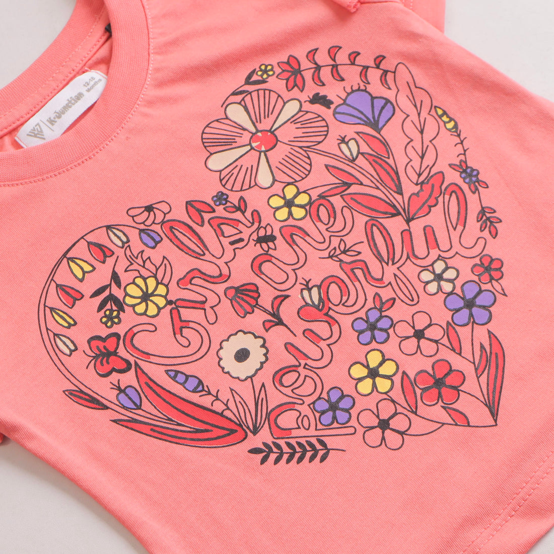Girls Half sleeves T-shirt