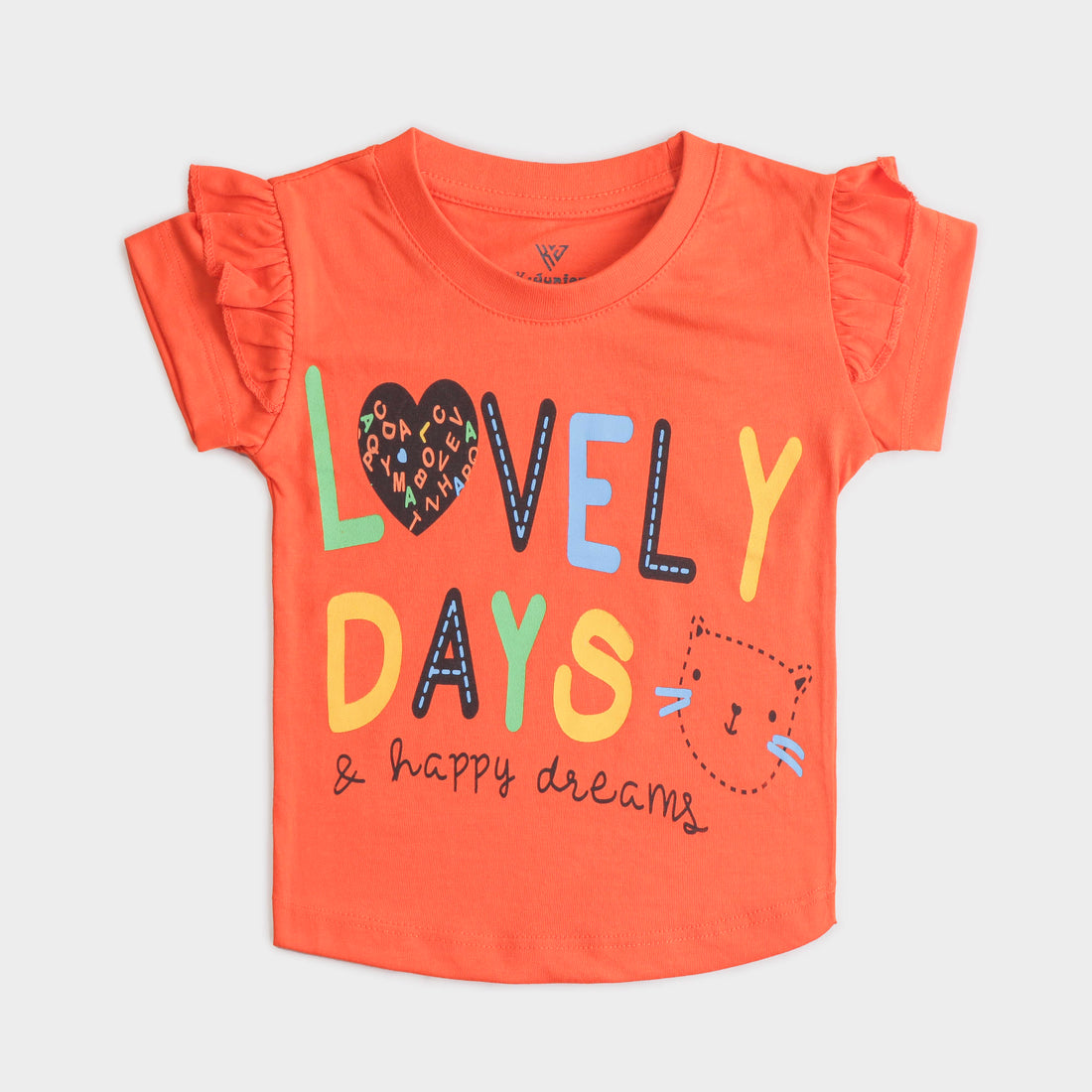 Girls Half sleeves T-shirt