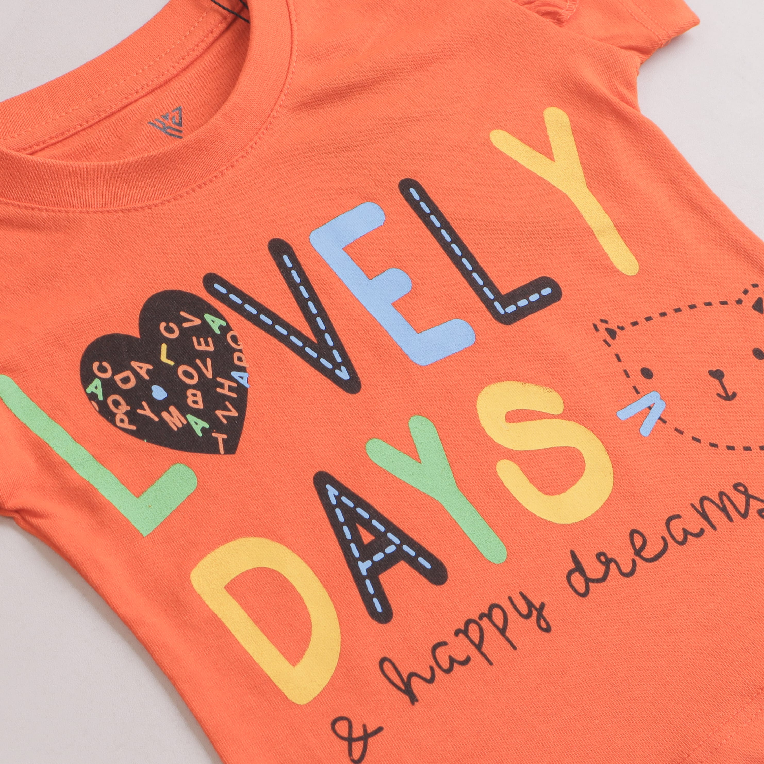 Girls Half sleeves T-shirt