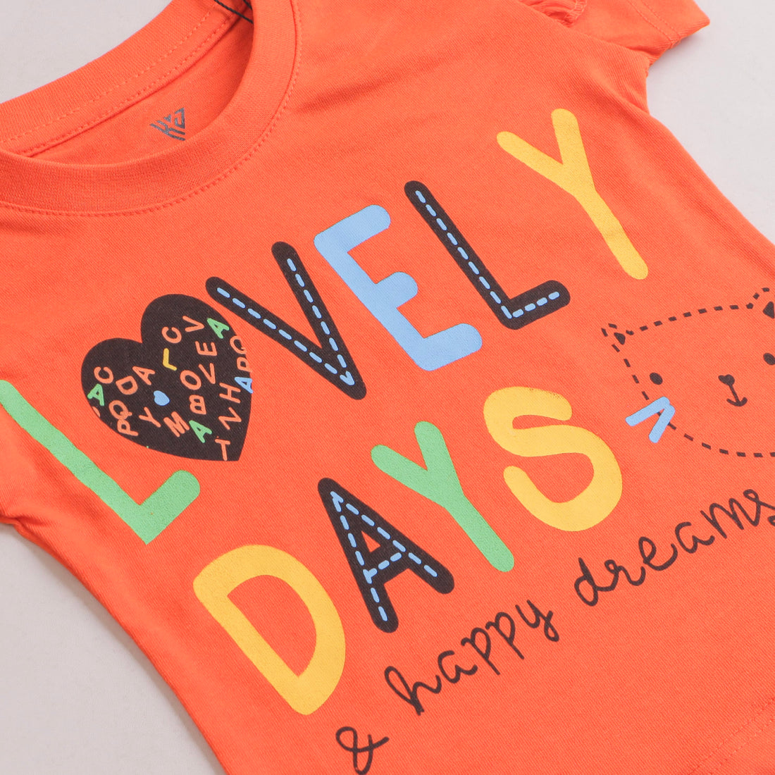 Girls Half sleeves T-shirt