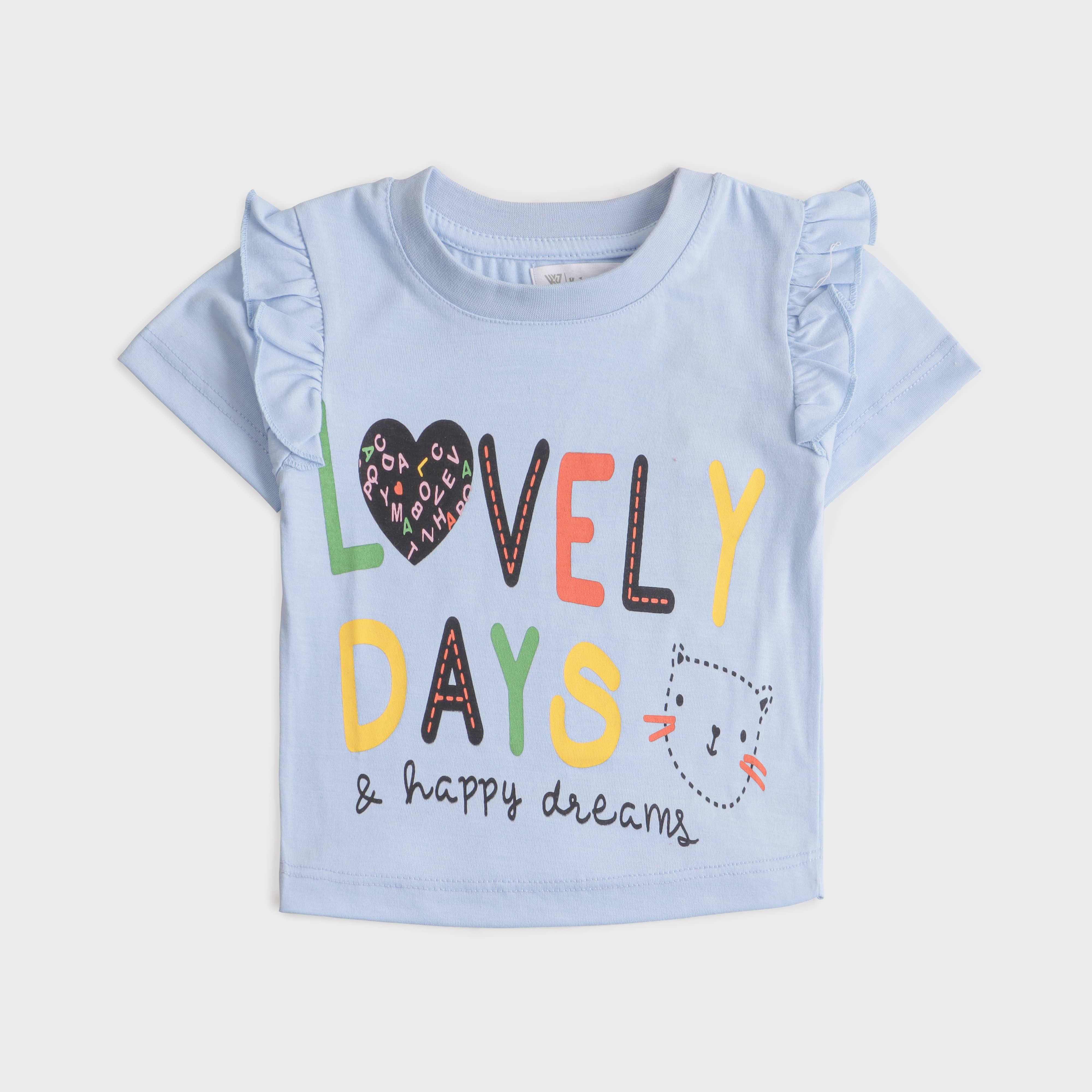 Girls Half sleeves T-shirt