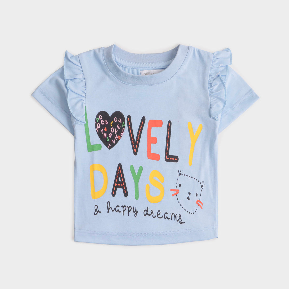 Girls Half sleeves T-shirt