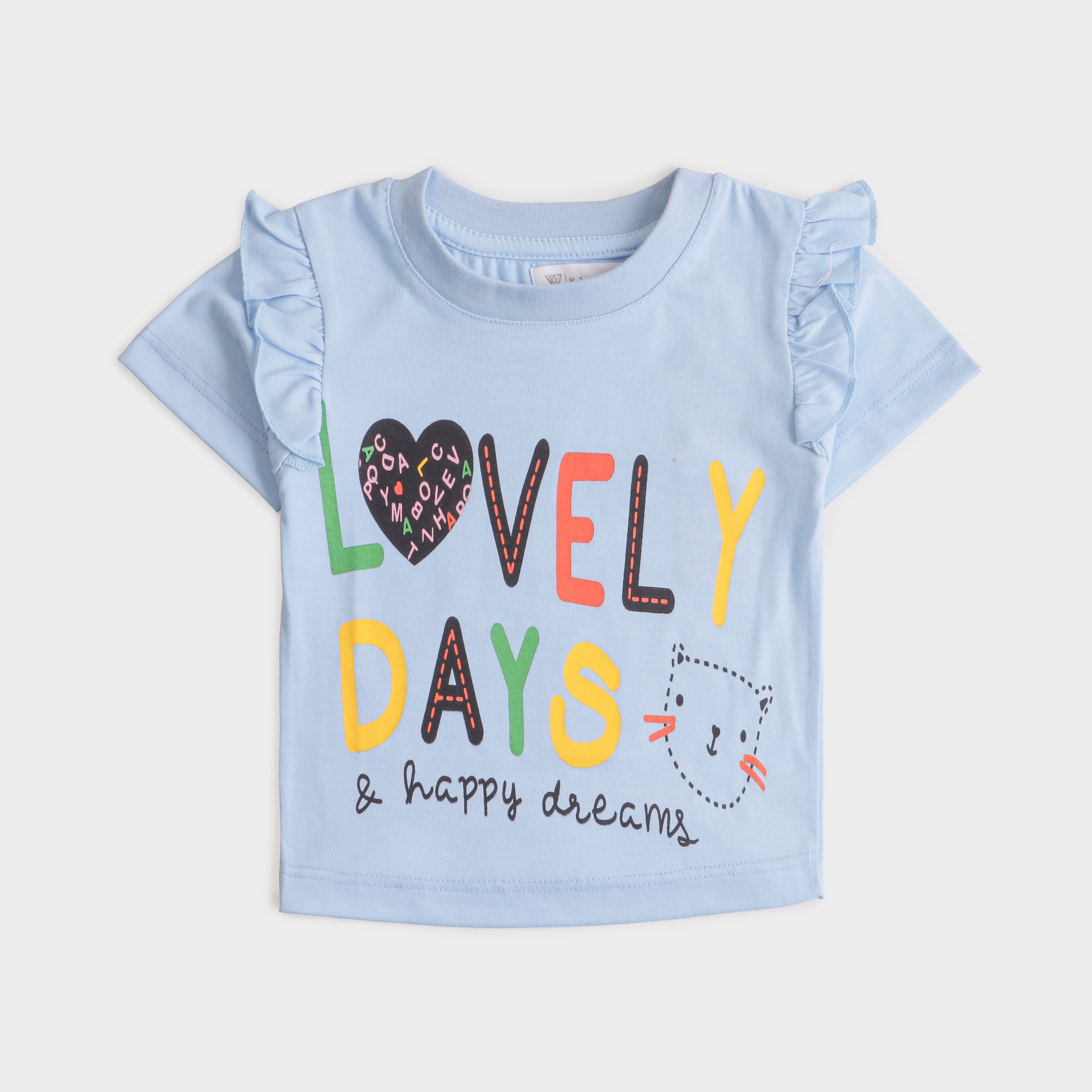 Girls Half sleeves T-shirt
