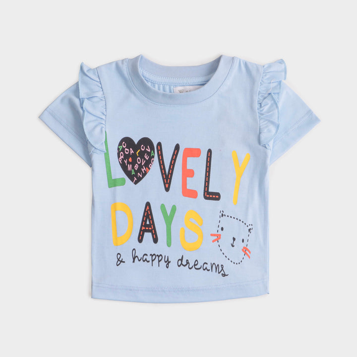 Girls Half sleeves T-shirt