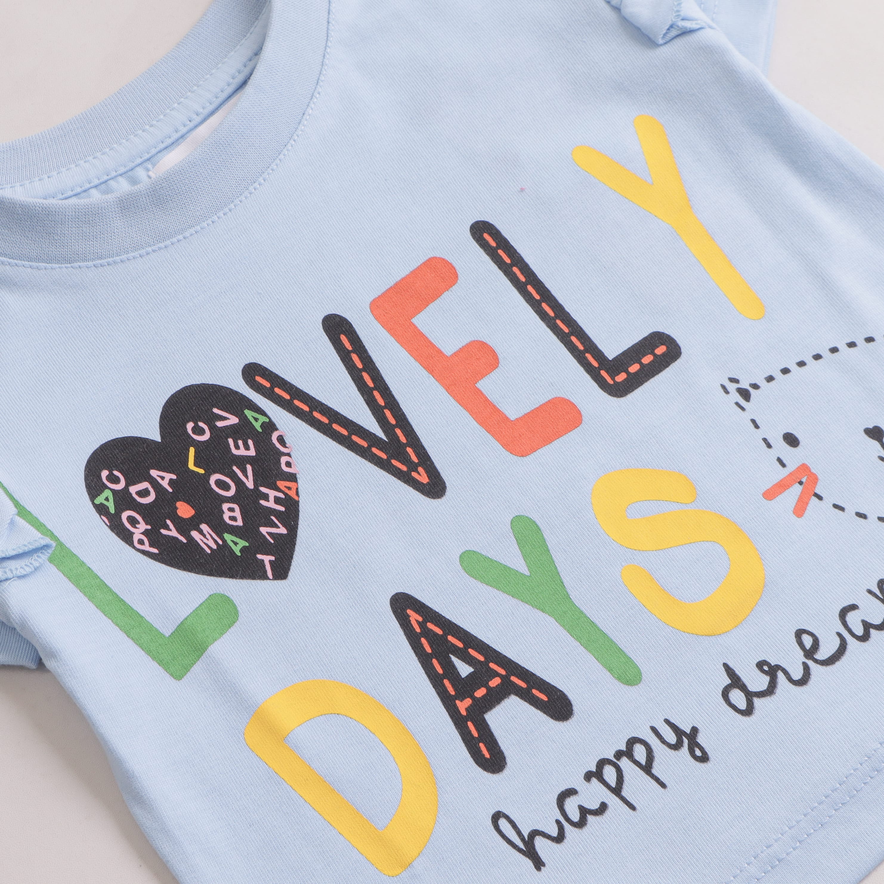 Girls Half sleeves T-shirt